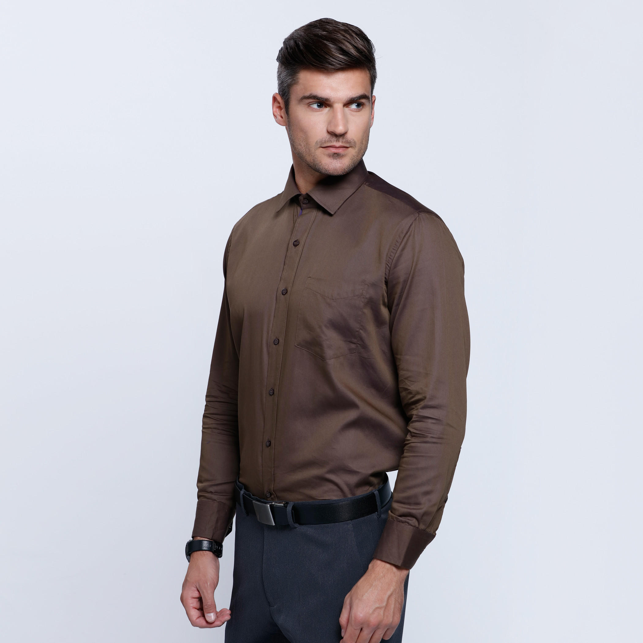 Long Sleeves Shirt with Button Placket-men-clothing-shirts-image-3
