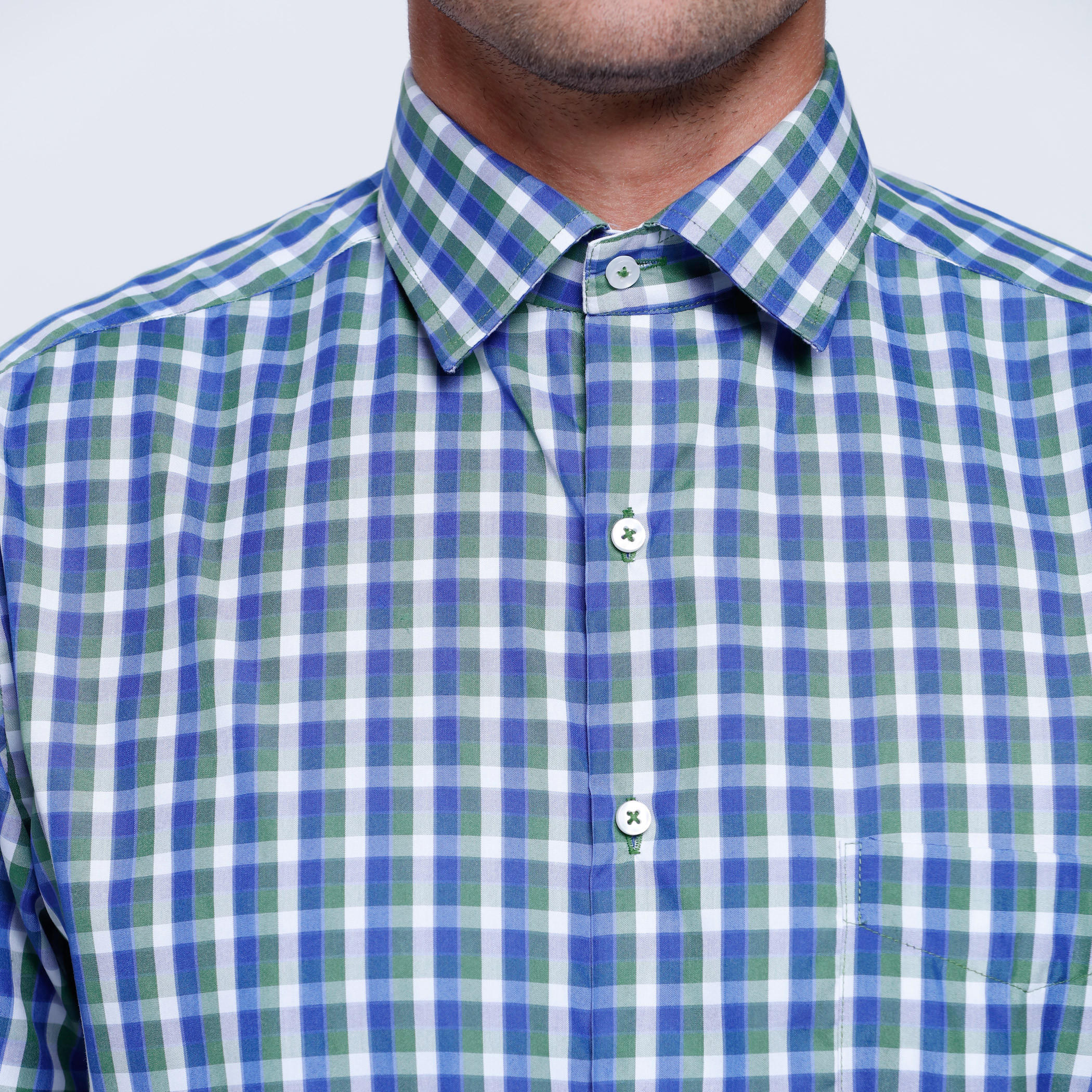 Chequered Shirt with Short Sleeves-men-clothing-shirts-image-4