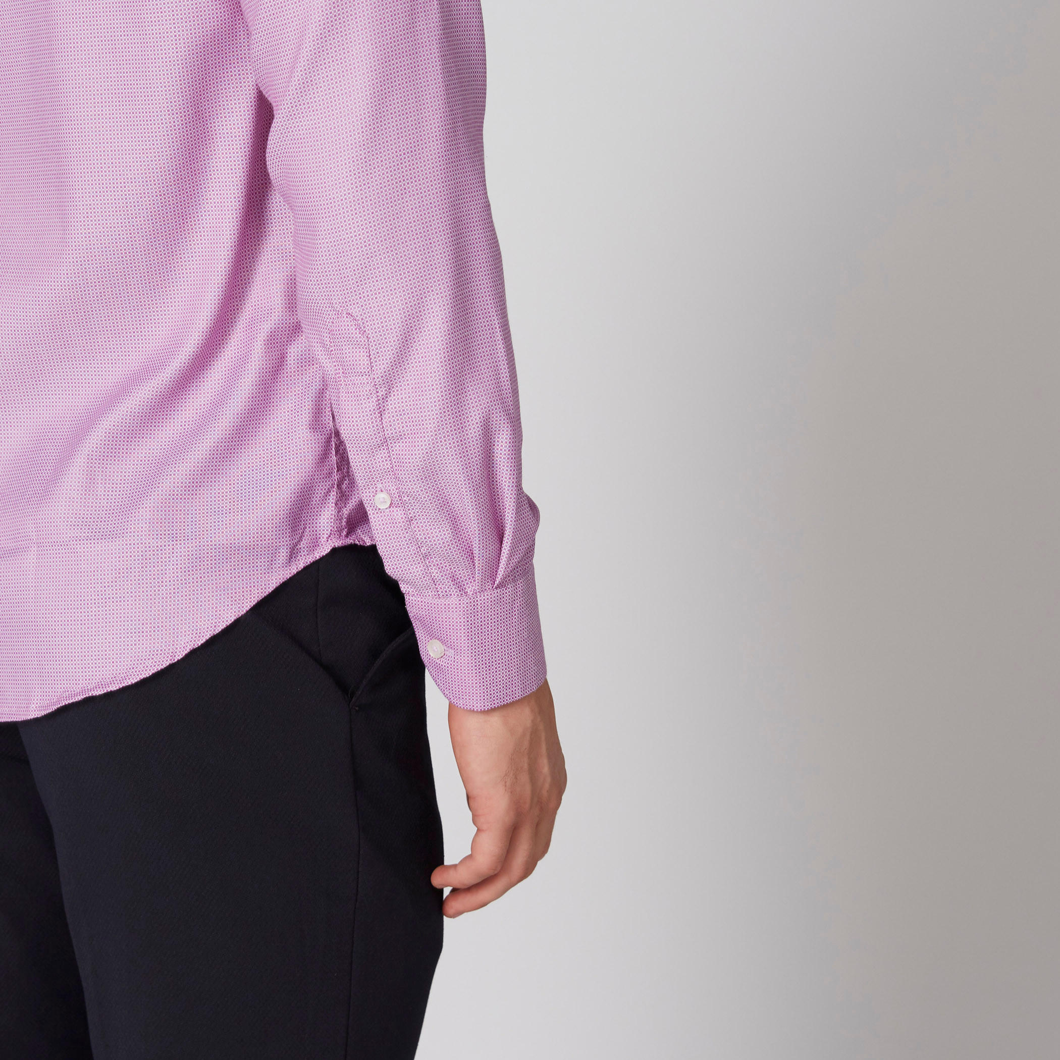 قميص بأكمام طويلة وأزرار وجيب على الصدر-men-clothing-shirts-image-4
