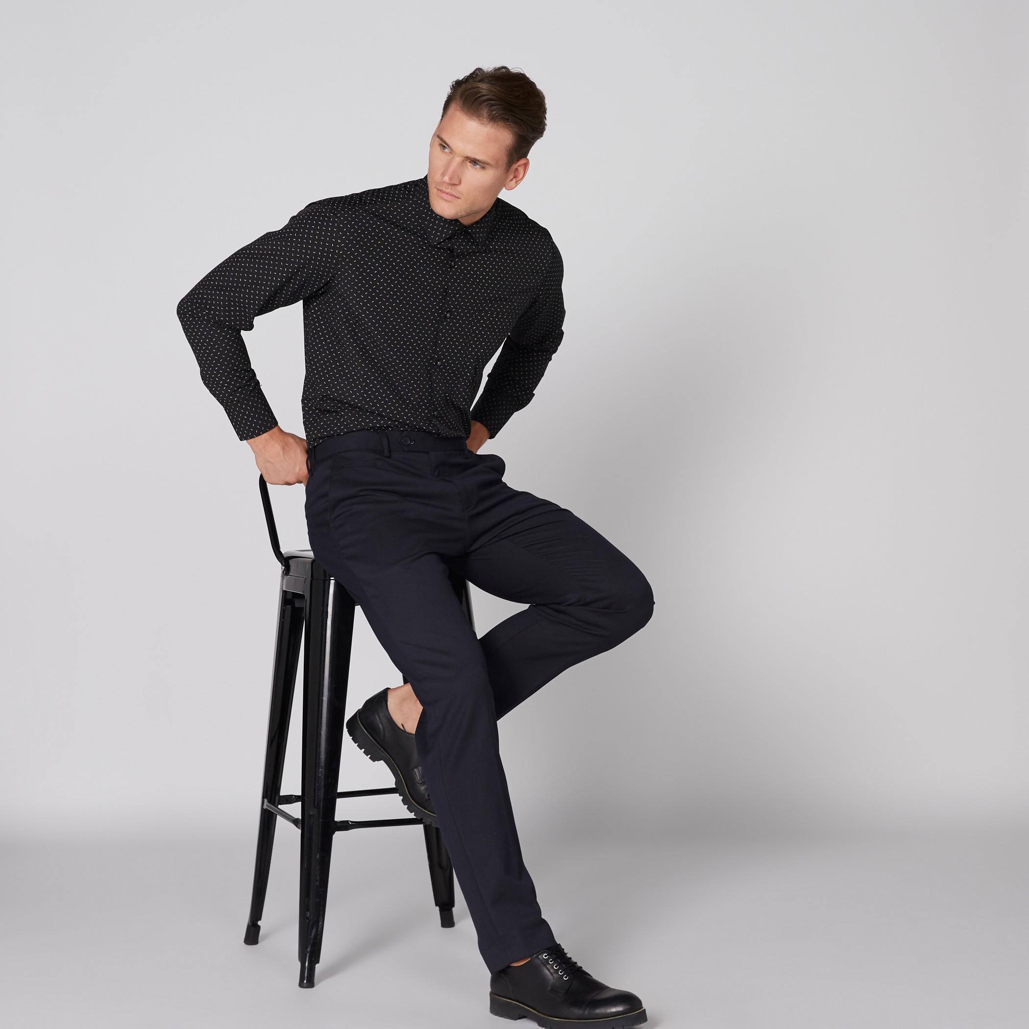 قميص بطبعات بأكمام طويلة وأزرار-men-clothing-shirts-image-1