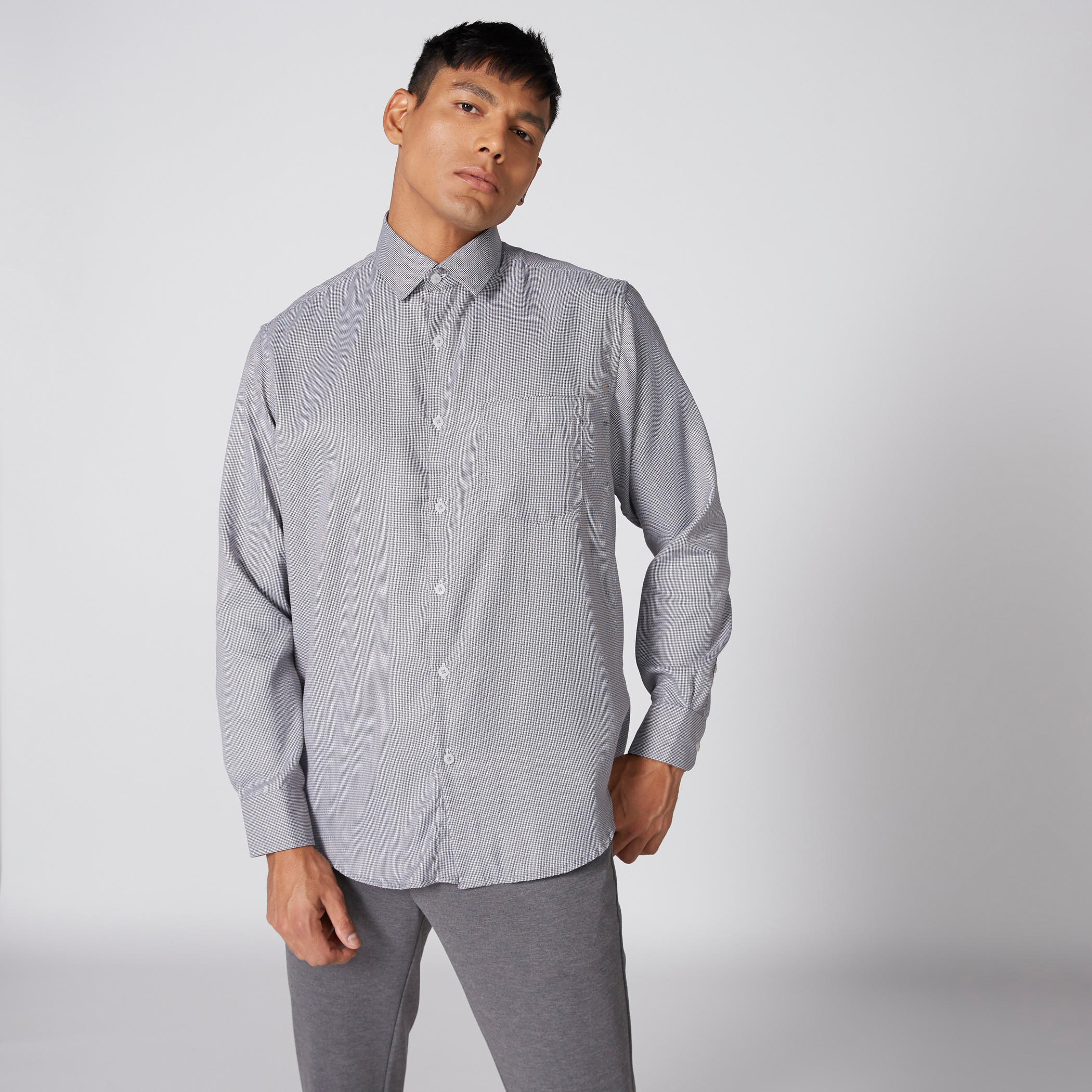 Easy Iron Long Sleeves Shirt with Complete Placket-men-clothing-shirts-image-3