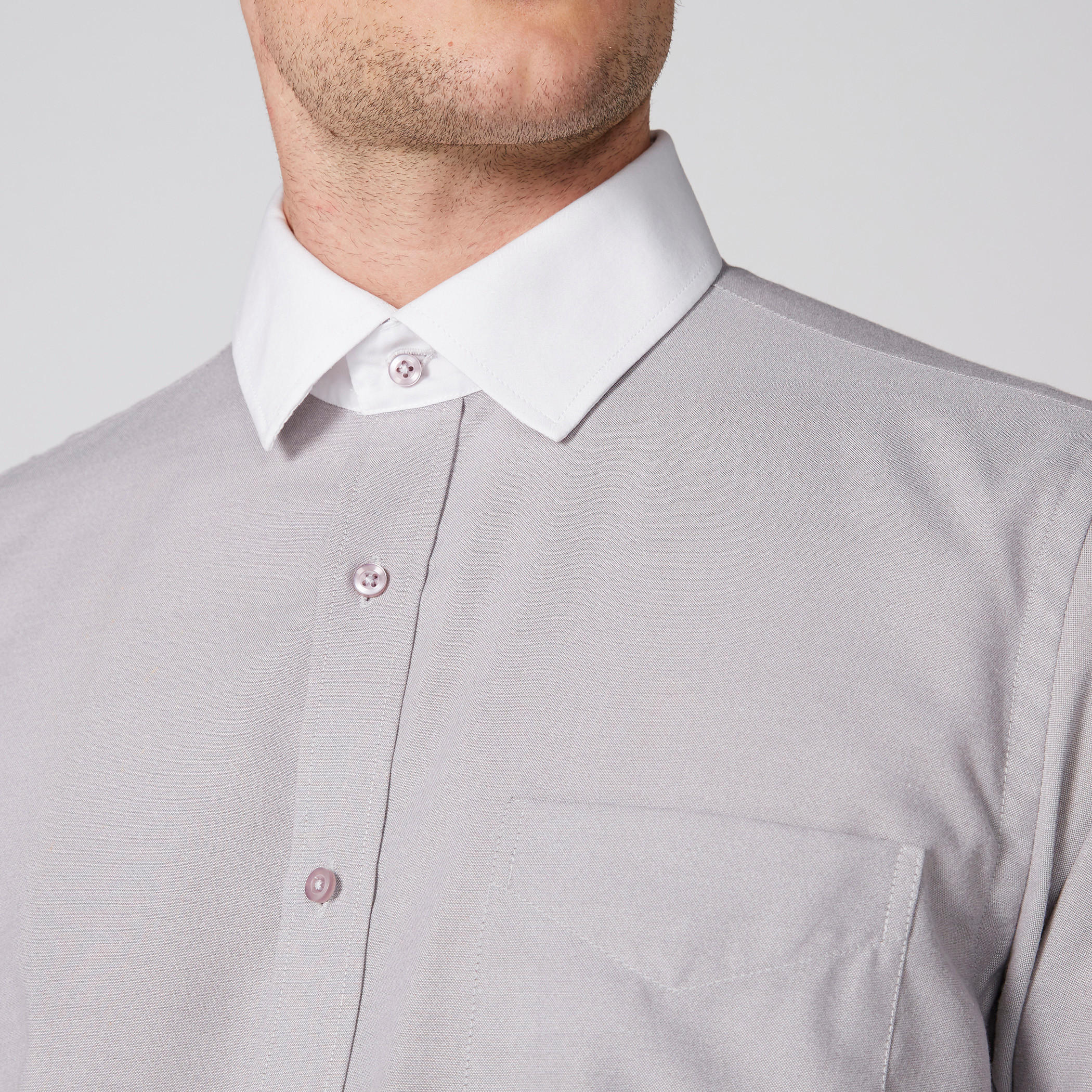قميص بأكمام طويلة ووصلة أزرار كاملة-men-clothing-shirts-image-2