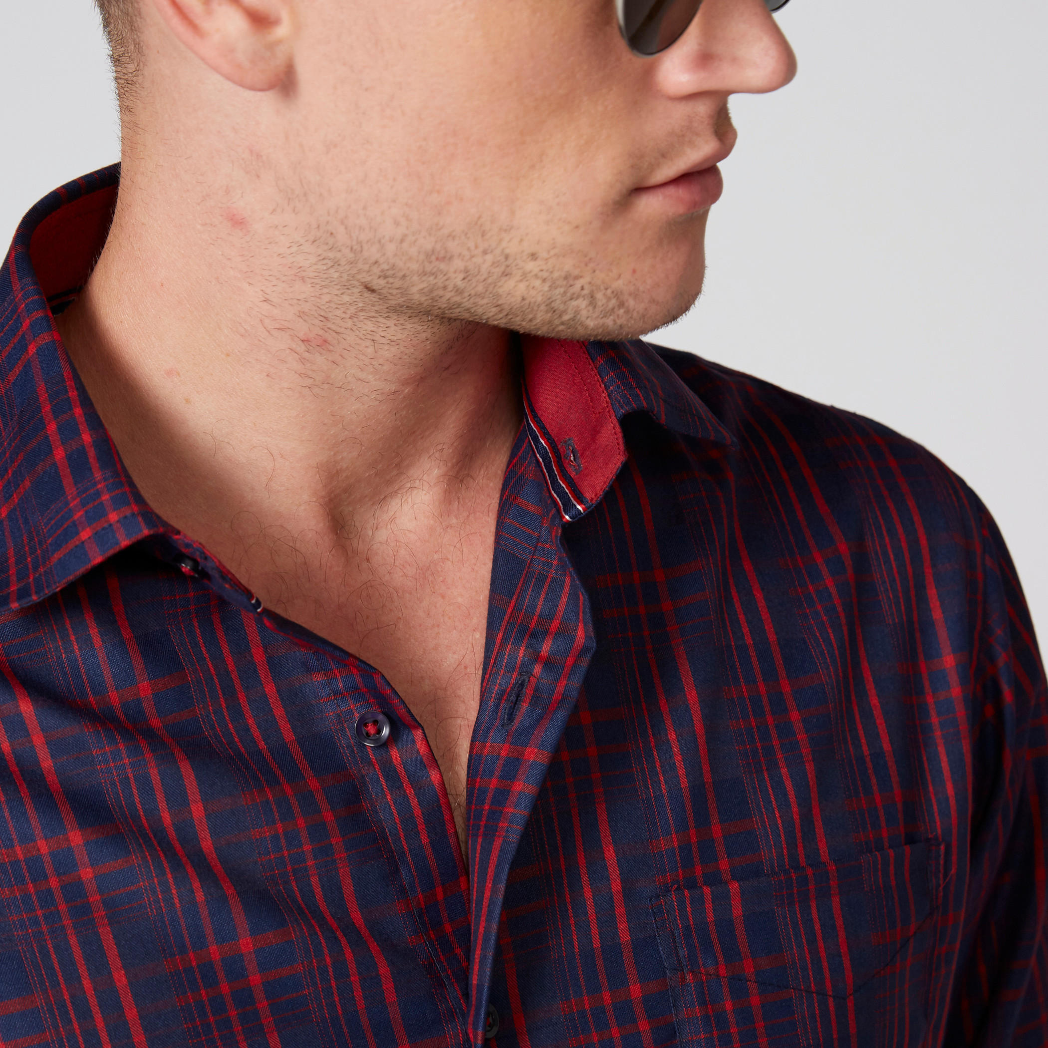 قميص كاروهات بأكمام طويلة وأزرار-men-clothing-shirts-image-4