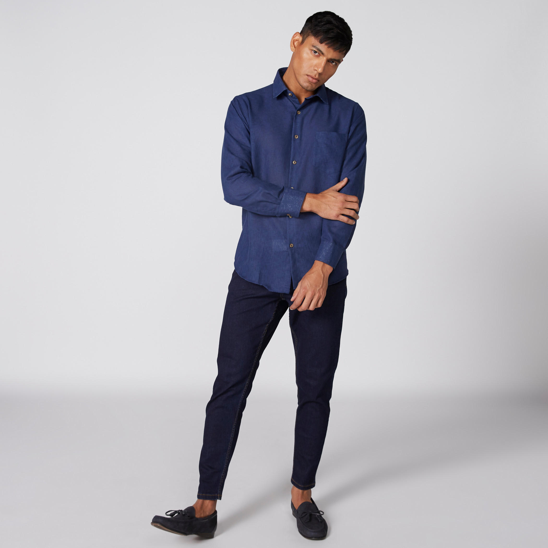 قميص بأكمام طويلة وأزرار-men-clothing-shirts-image-1