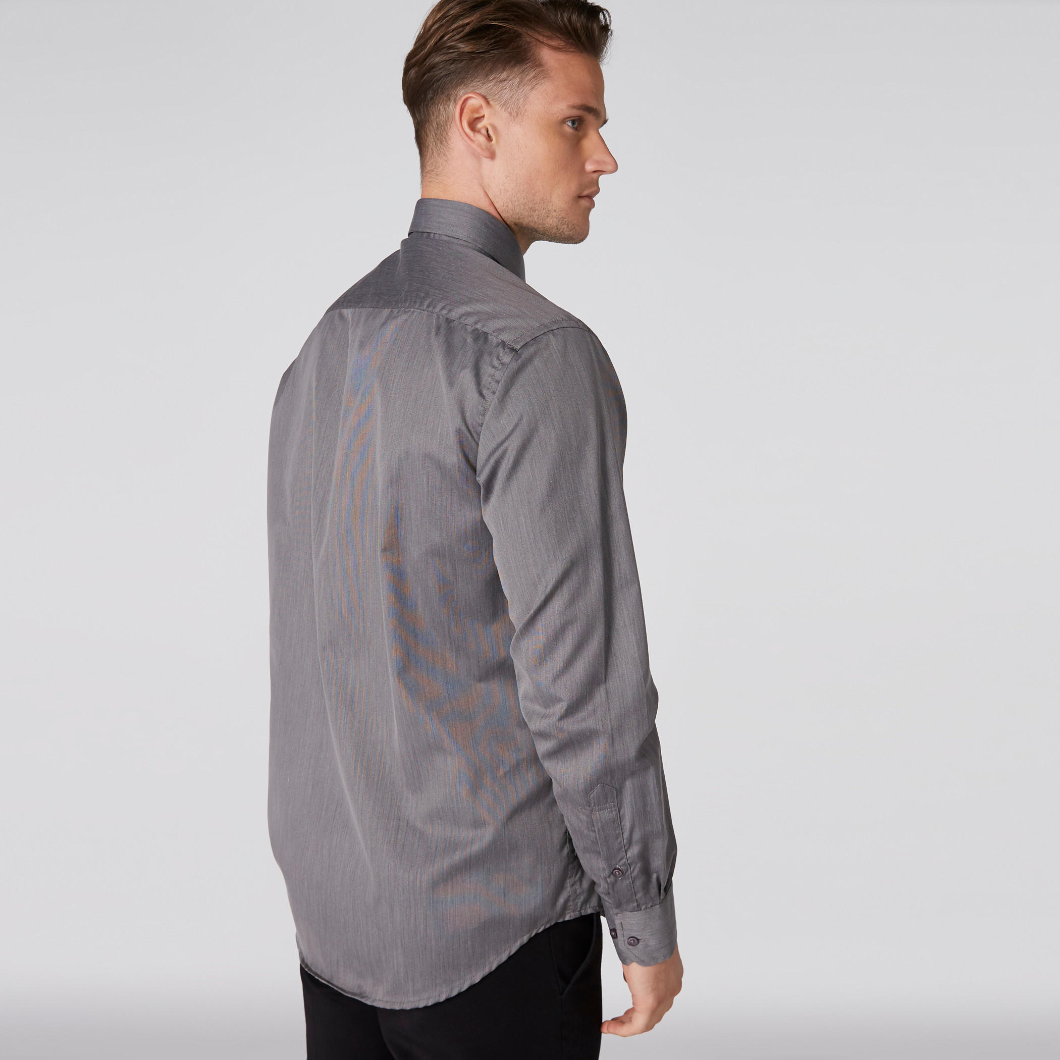 قميص سهل الكي بأكمام طويلة وأزرار وجيوب-men-clothing-shirts-image-2
