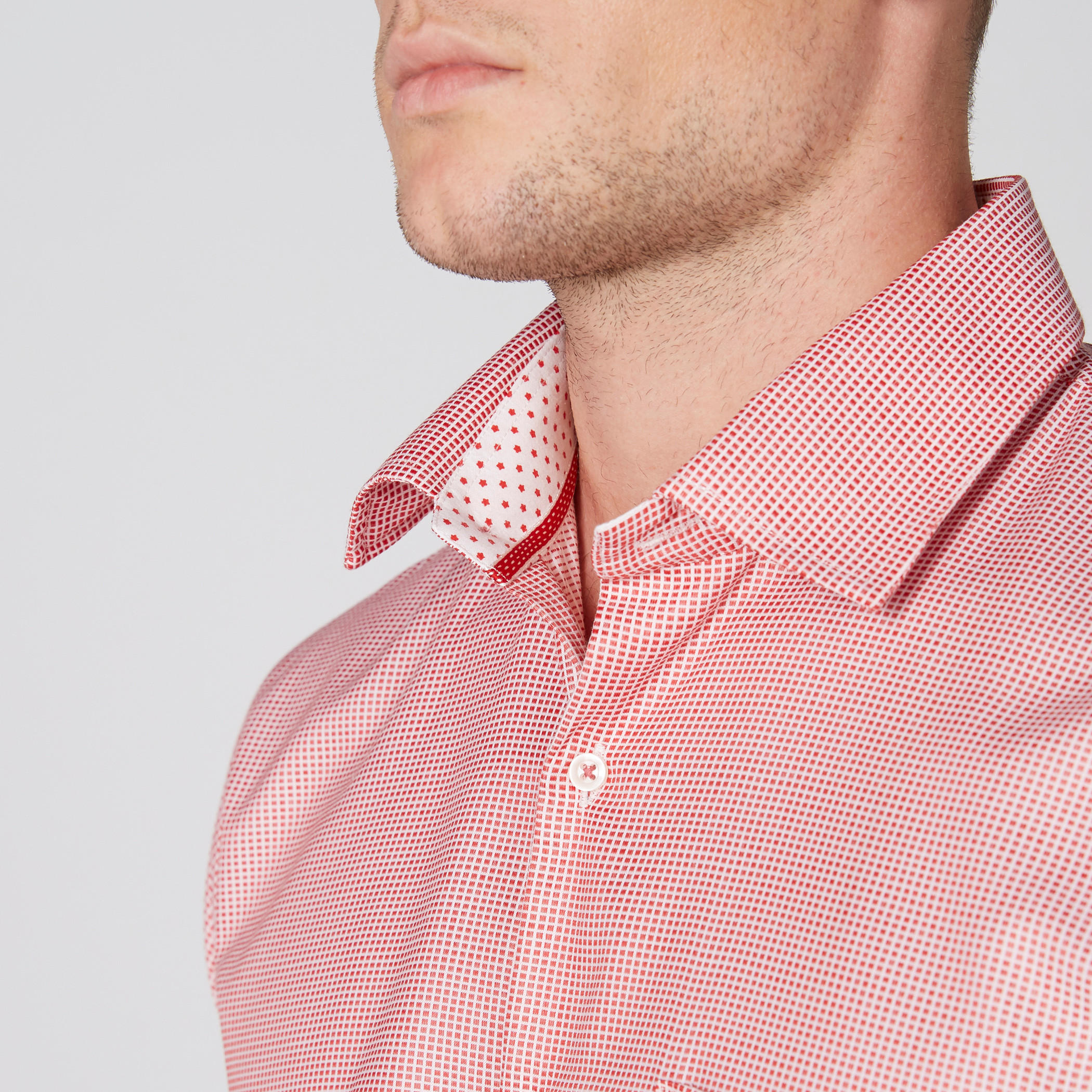 قميص كاروهات بأكمام طويلة وأزرار-men-clothing-shirts-image-4