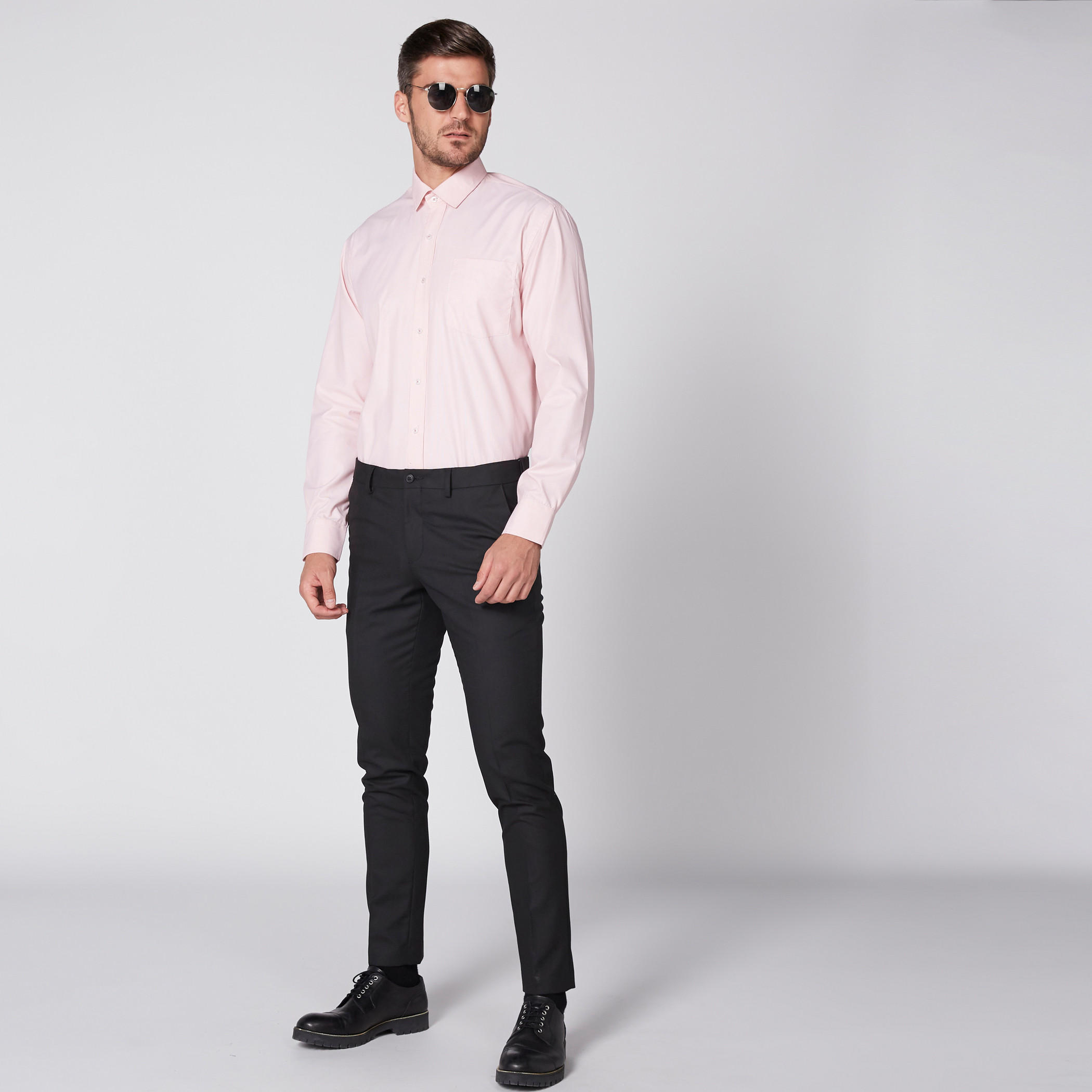 Long Sleeves Shirt with Chest Pocket and Complete Placket-men-clothing-shirts-image-4