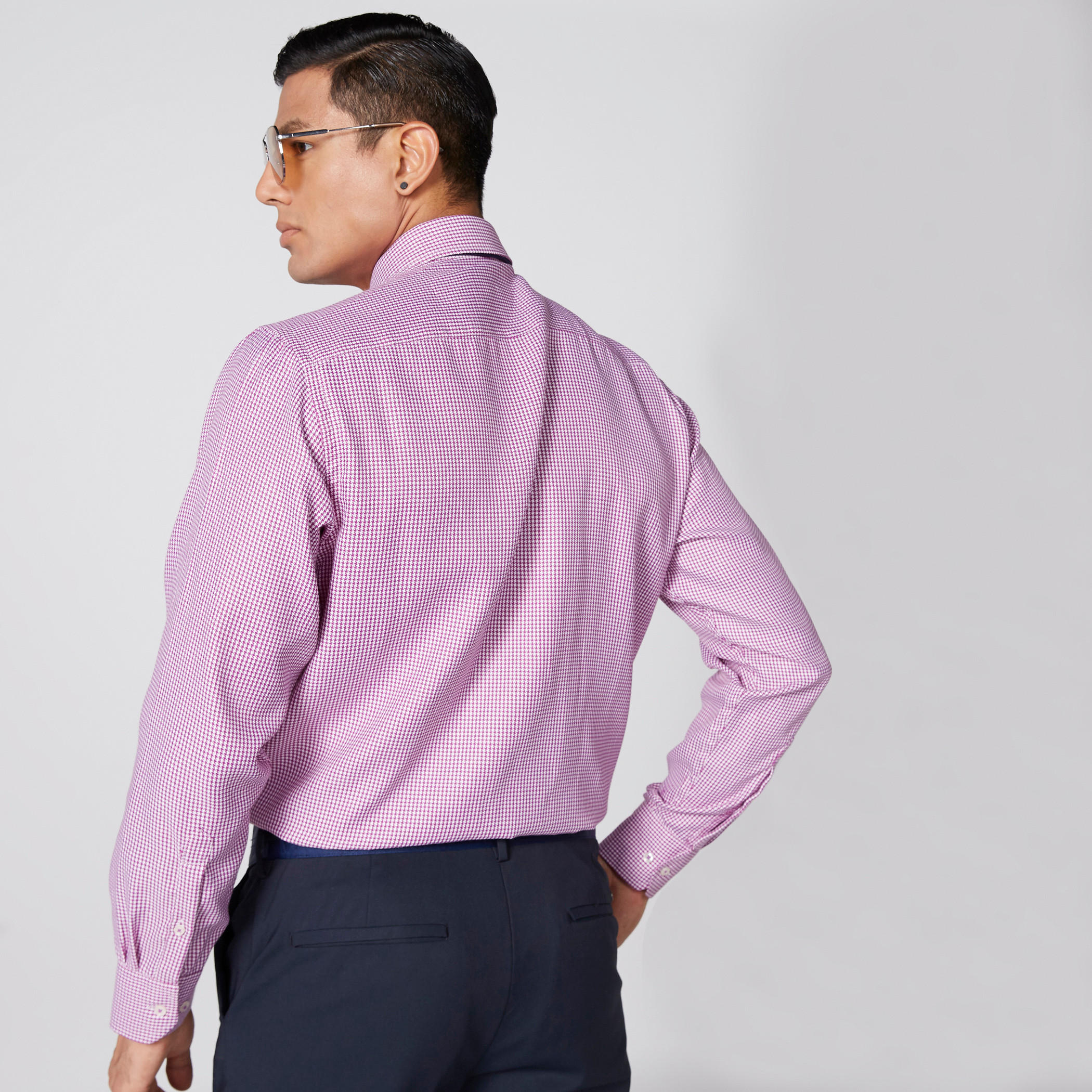 قميص كاروهات أكمام طويلة وأزرار-men-clothing-shirts-image-2