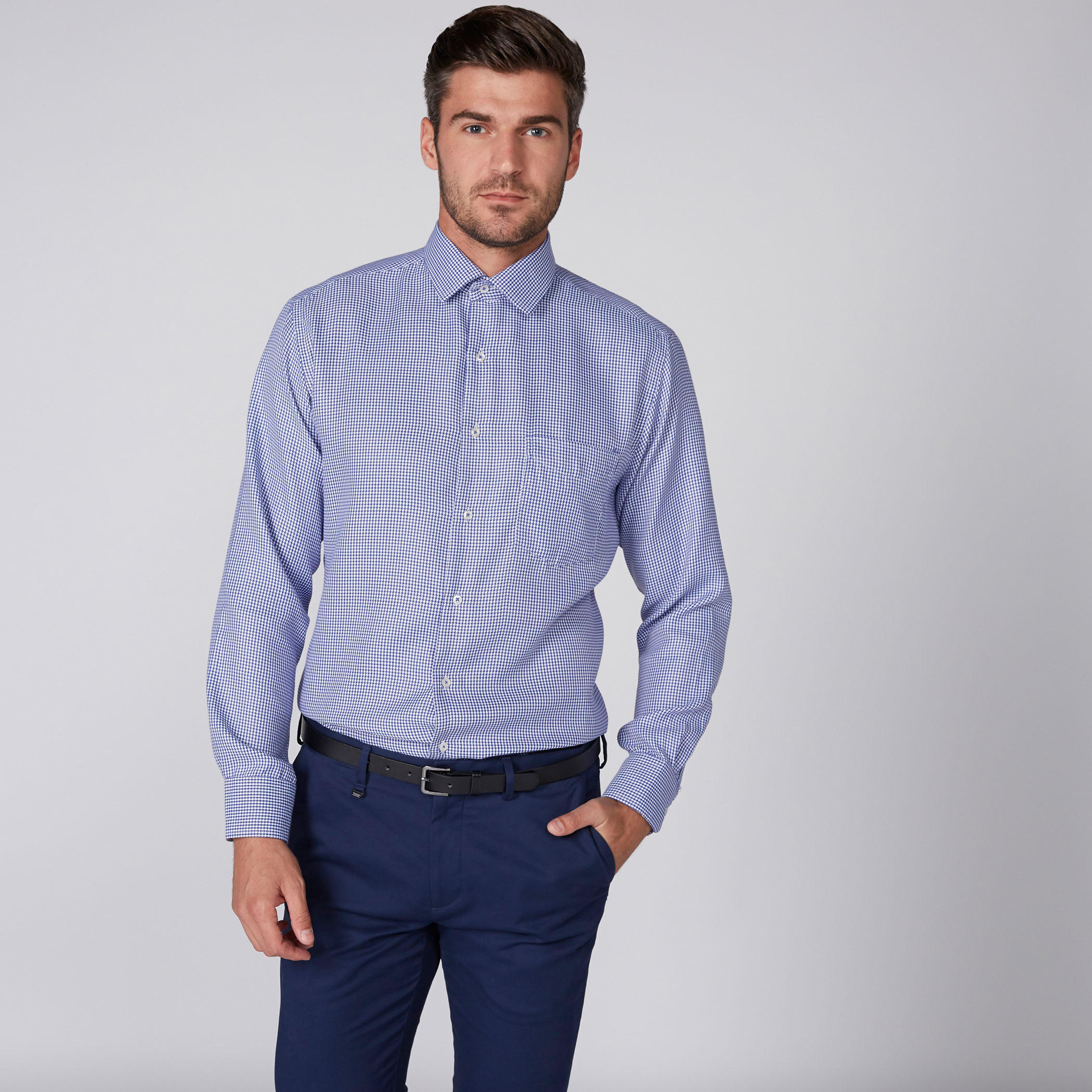 قميص كاروهات بأكمام طويلة-men-clothing-shirts-image-1