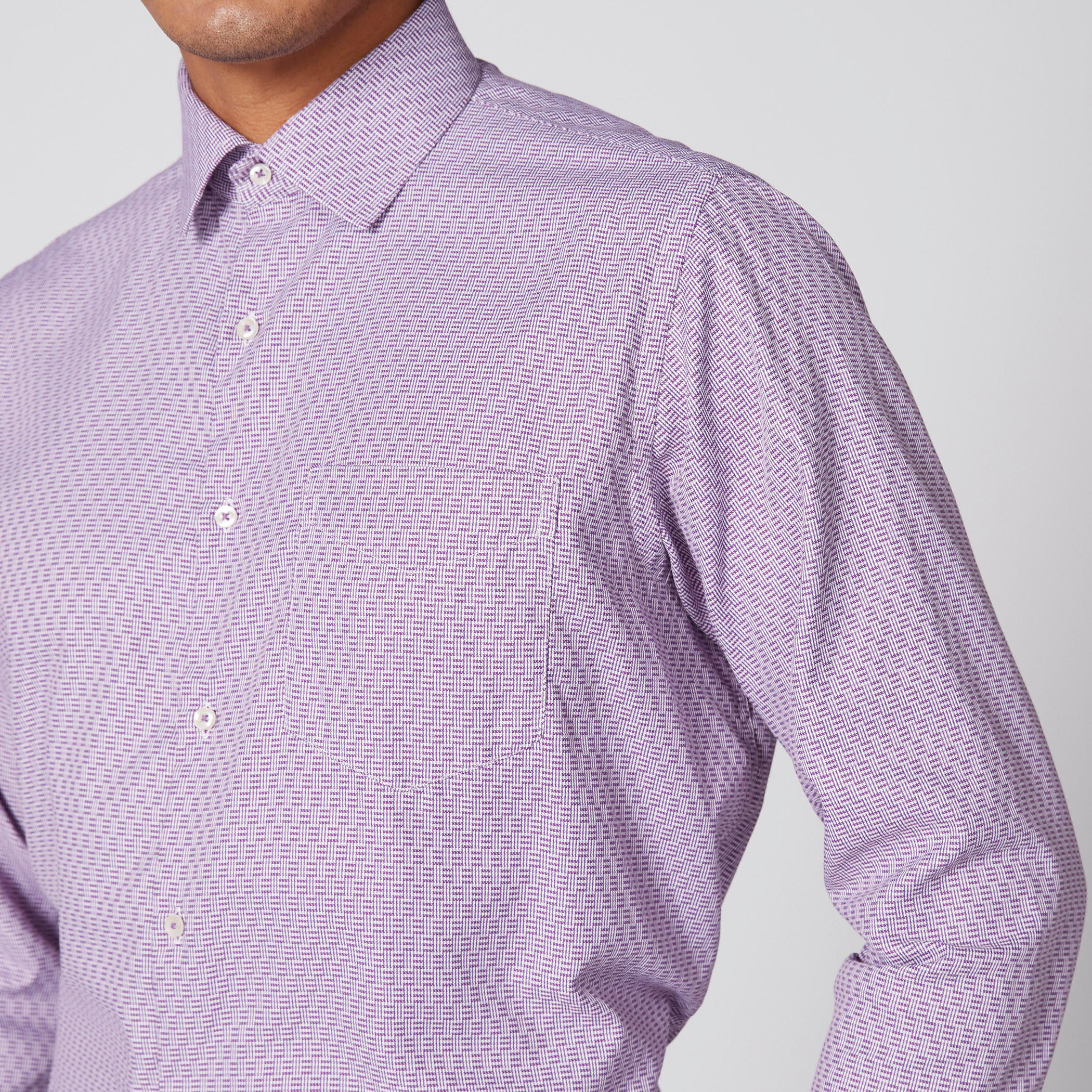 قميص بارز الملمس بأكمام طويلة وأزرار-men-clothing-shirts-image-3