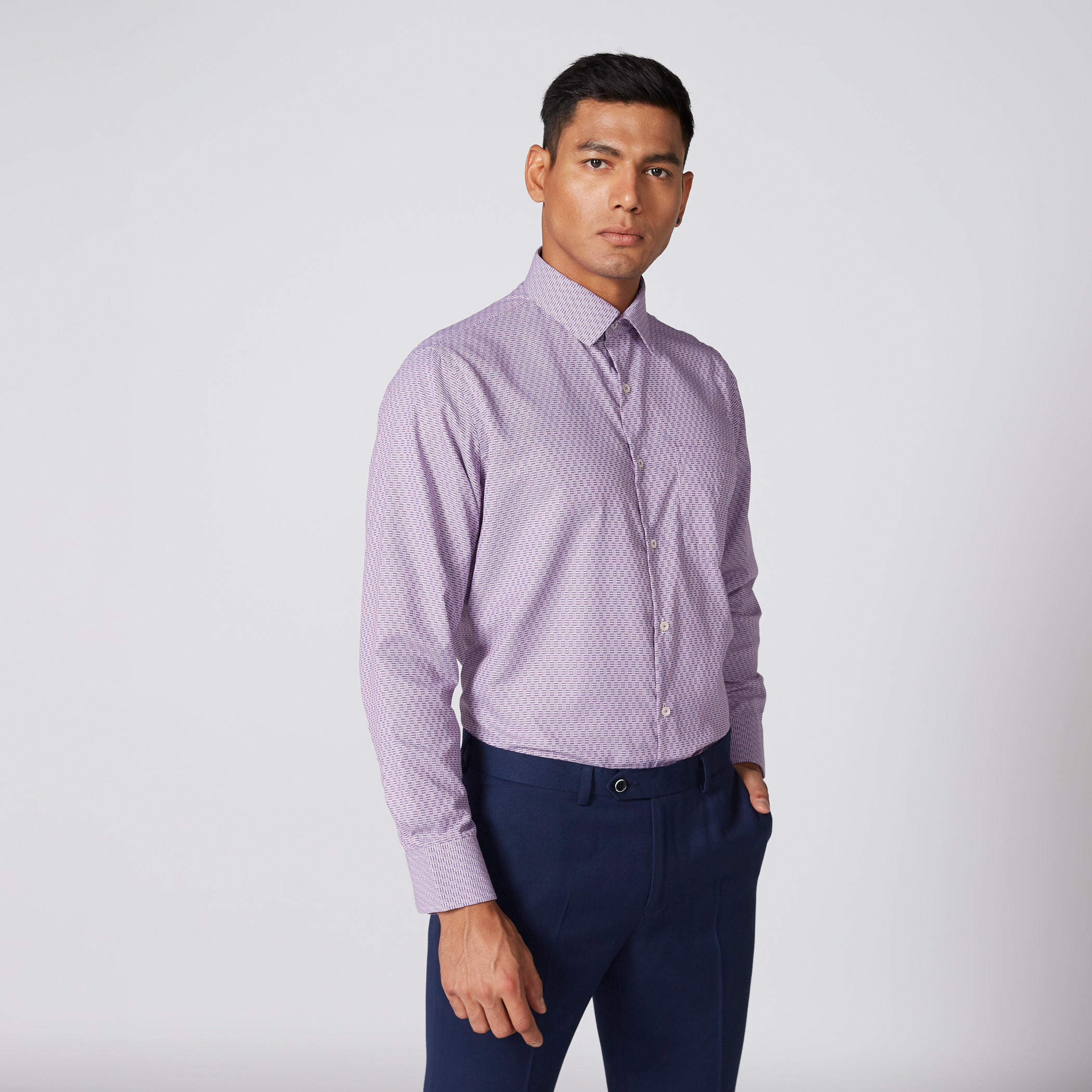 قميص بارز الملمس بأكمام طويلة وأزرار-men-clothing-shirts-image-4