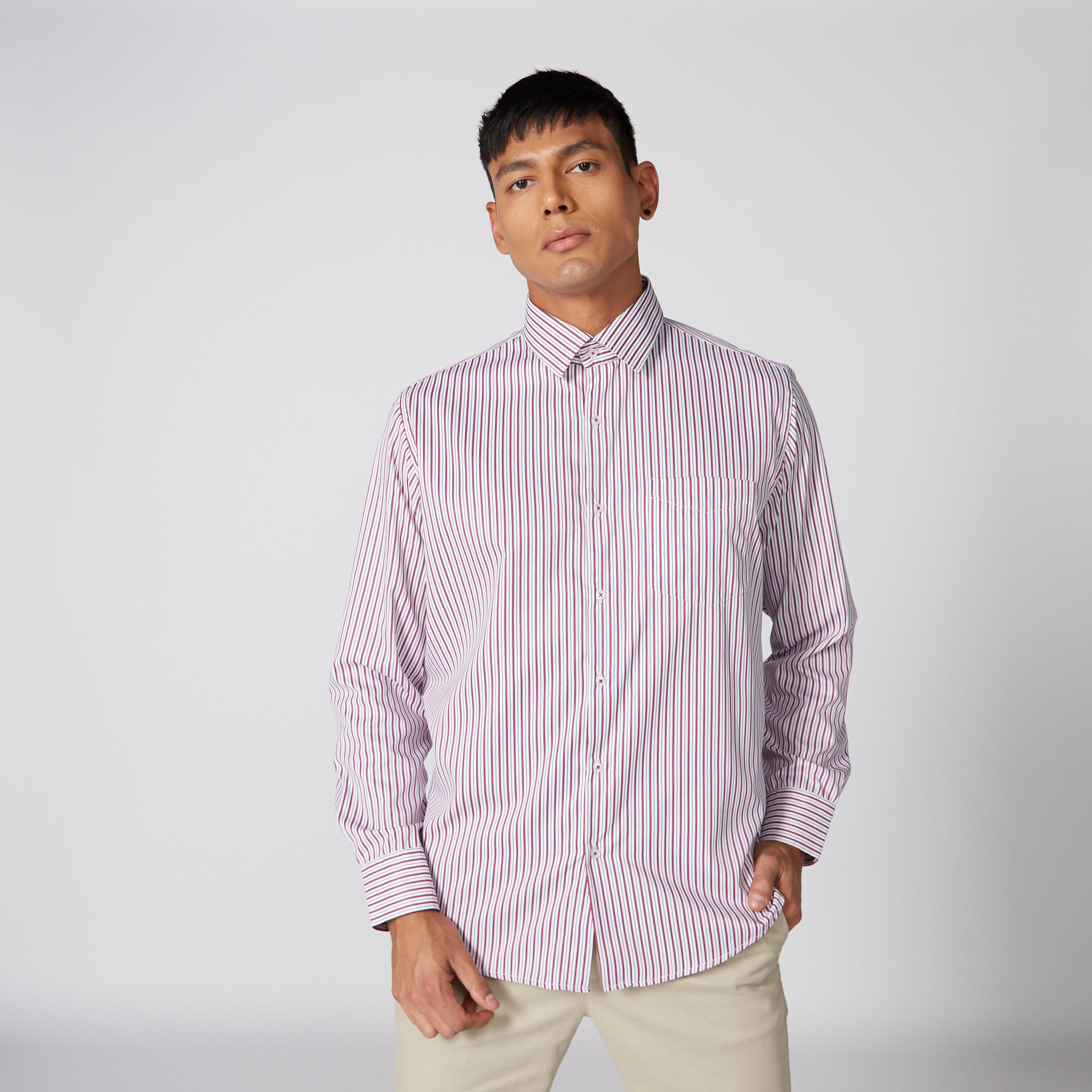 قميص مقلّم بأكمام طويلة وأزرار-men-clothing-shirts-image-4