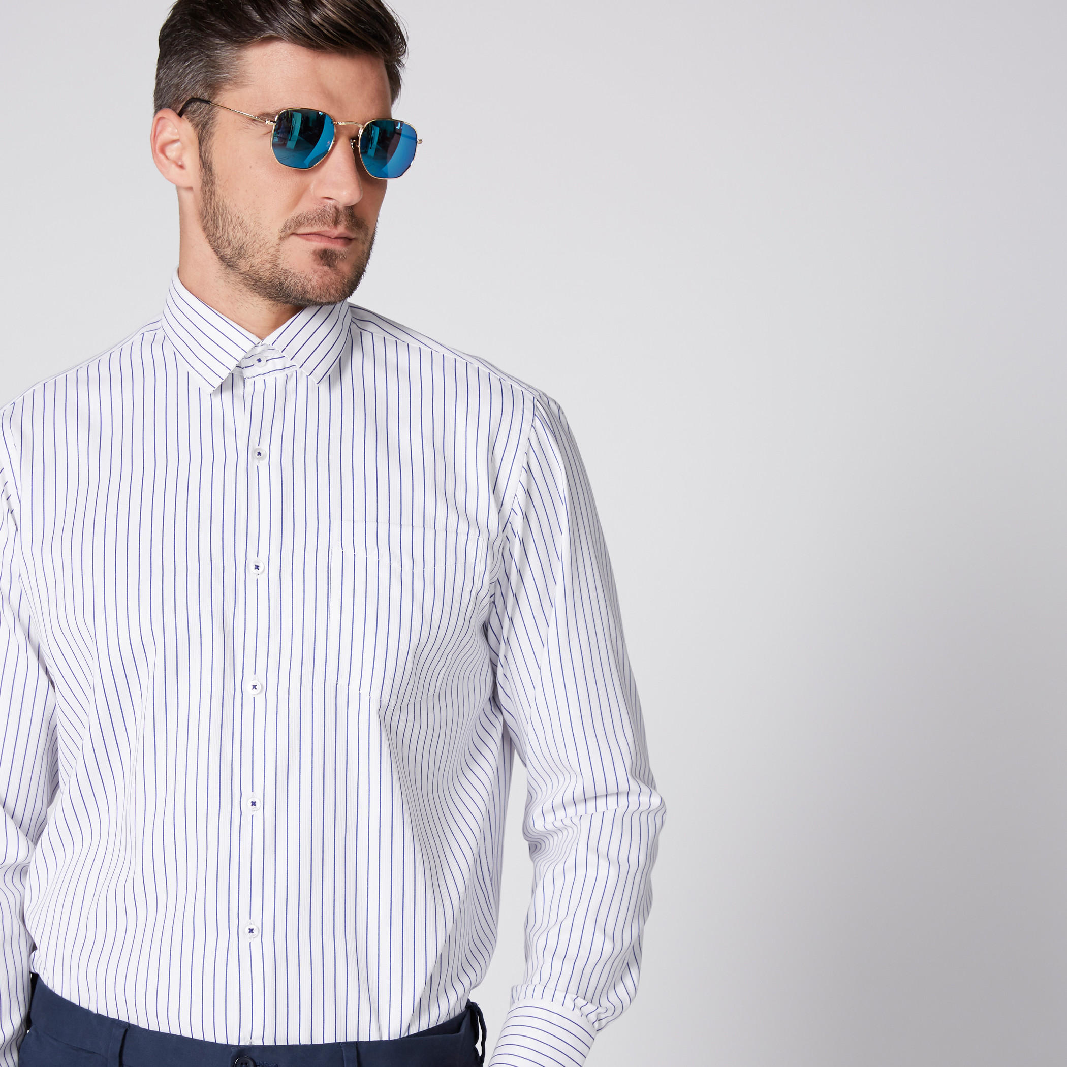قميص مقلّم بأكمام طويلة وأزرار-men-clothing-shirts-image-1