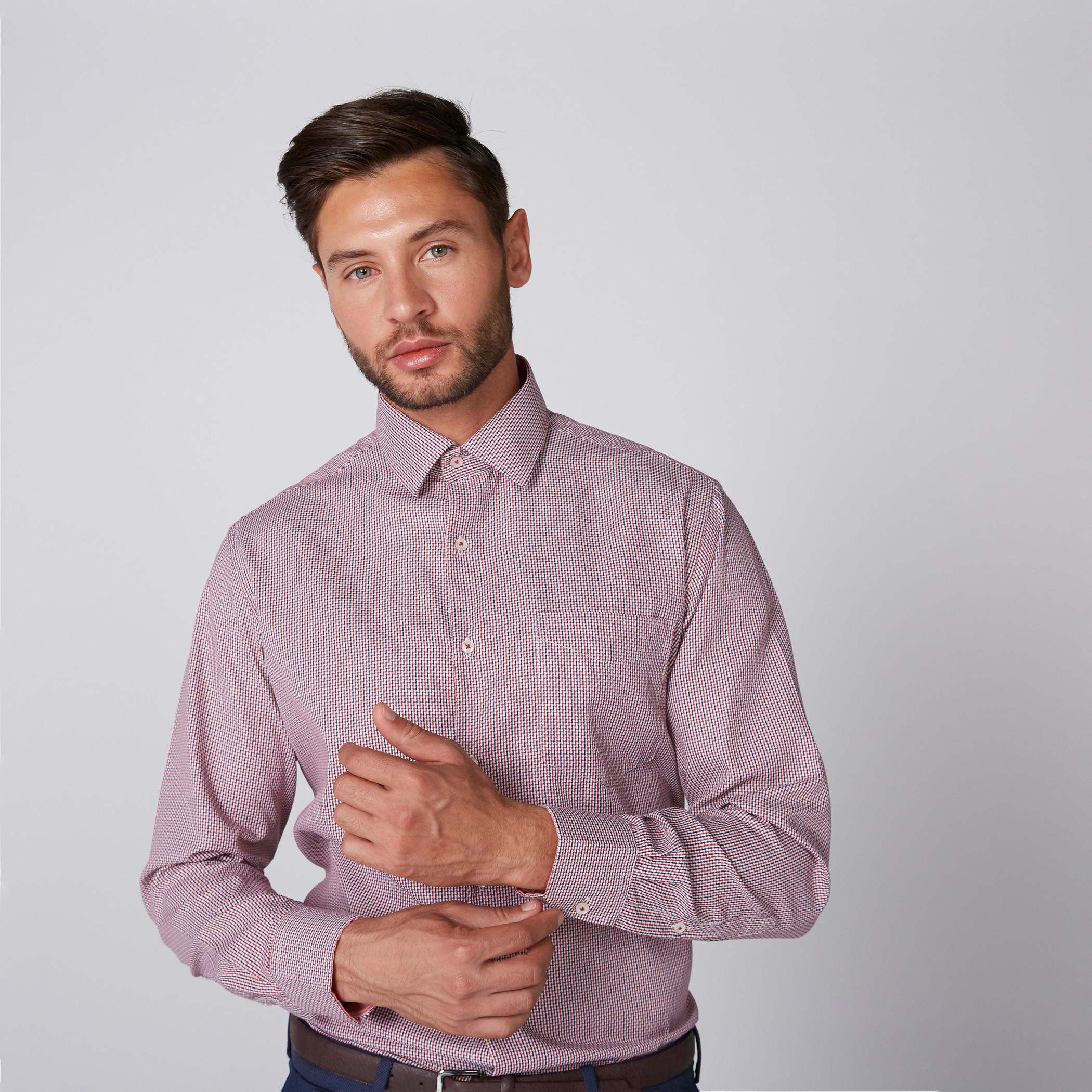 قميص بأكمام طويلة وأزرار-men-clothing-shirts-image-2