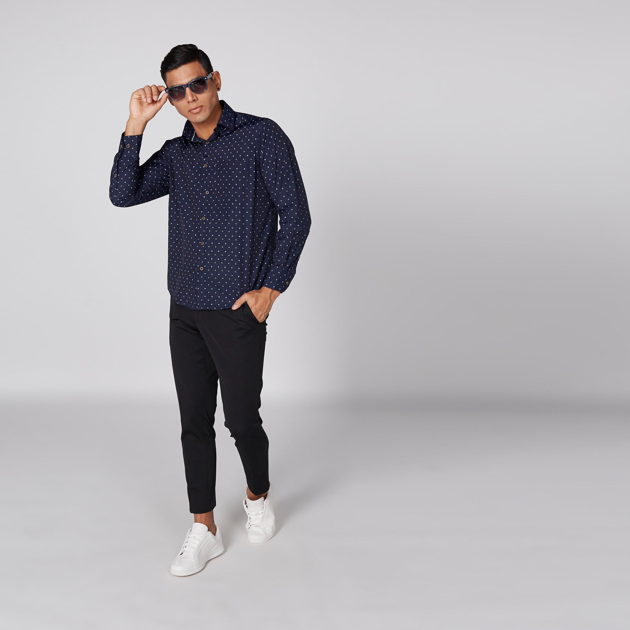 قميص بطبعات بأكمام طويلة وأزرار-men-clothing-shirts-image-2