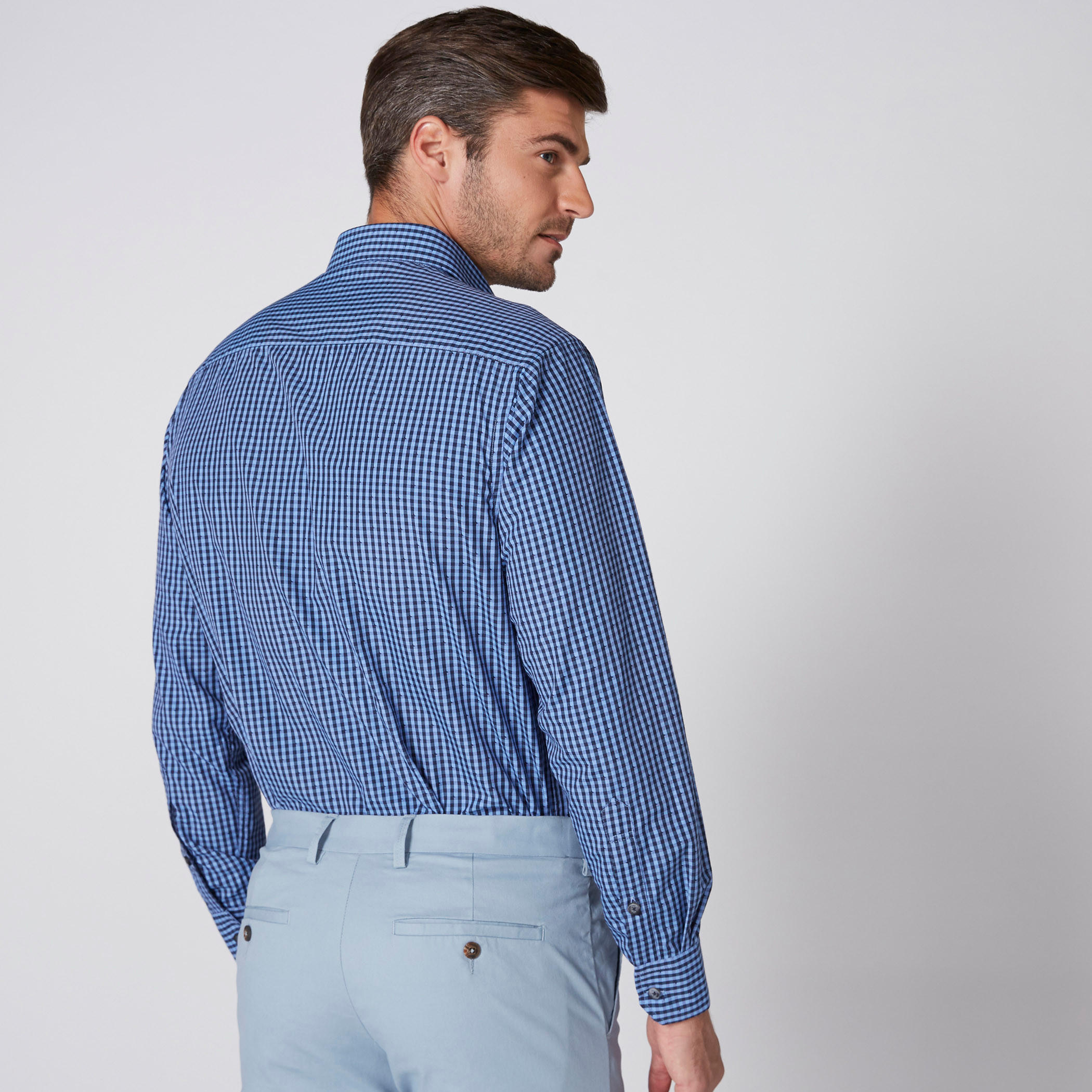 قميص كاروهات بأكمام طويلة وأزرار-men-clothing-shirts-image-4