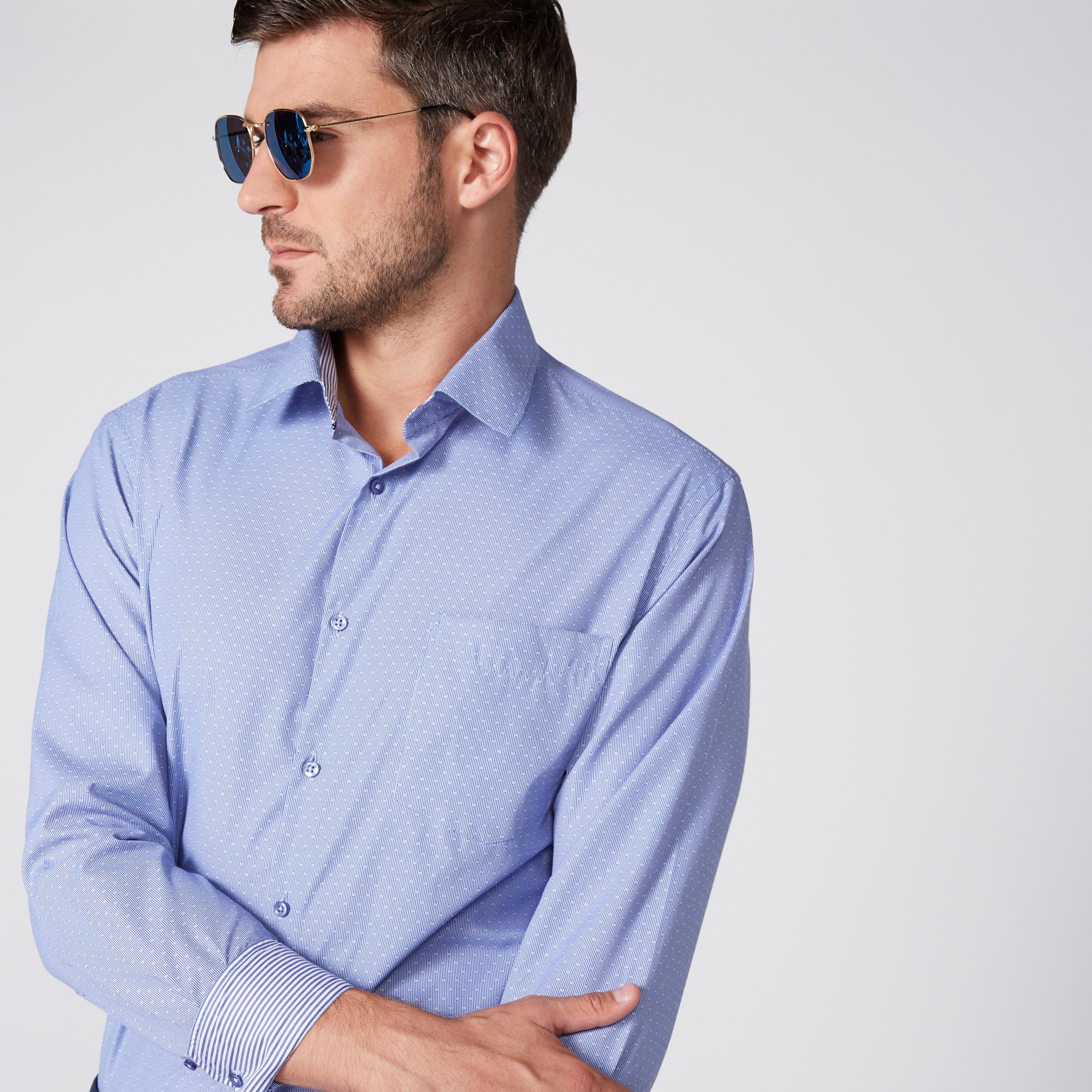 قميص سهل الكي بأكمام طويلة وأزرار-men-clothing-shirts-image-1