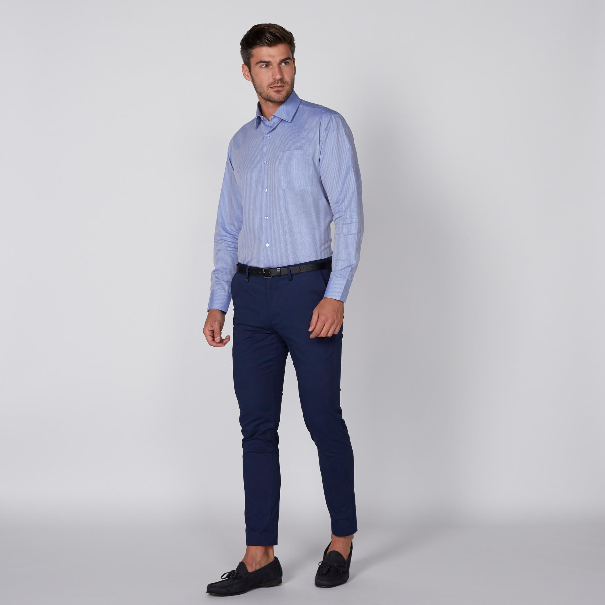 قميص بارز الملمس سهل الكي بأكمام طويلة-men-clothing-shirts-image-4