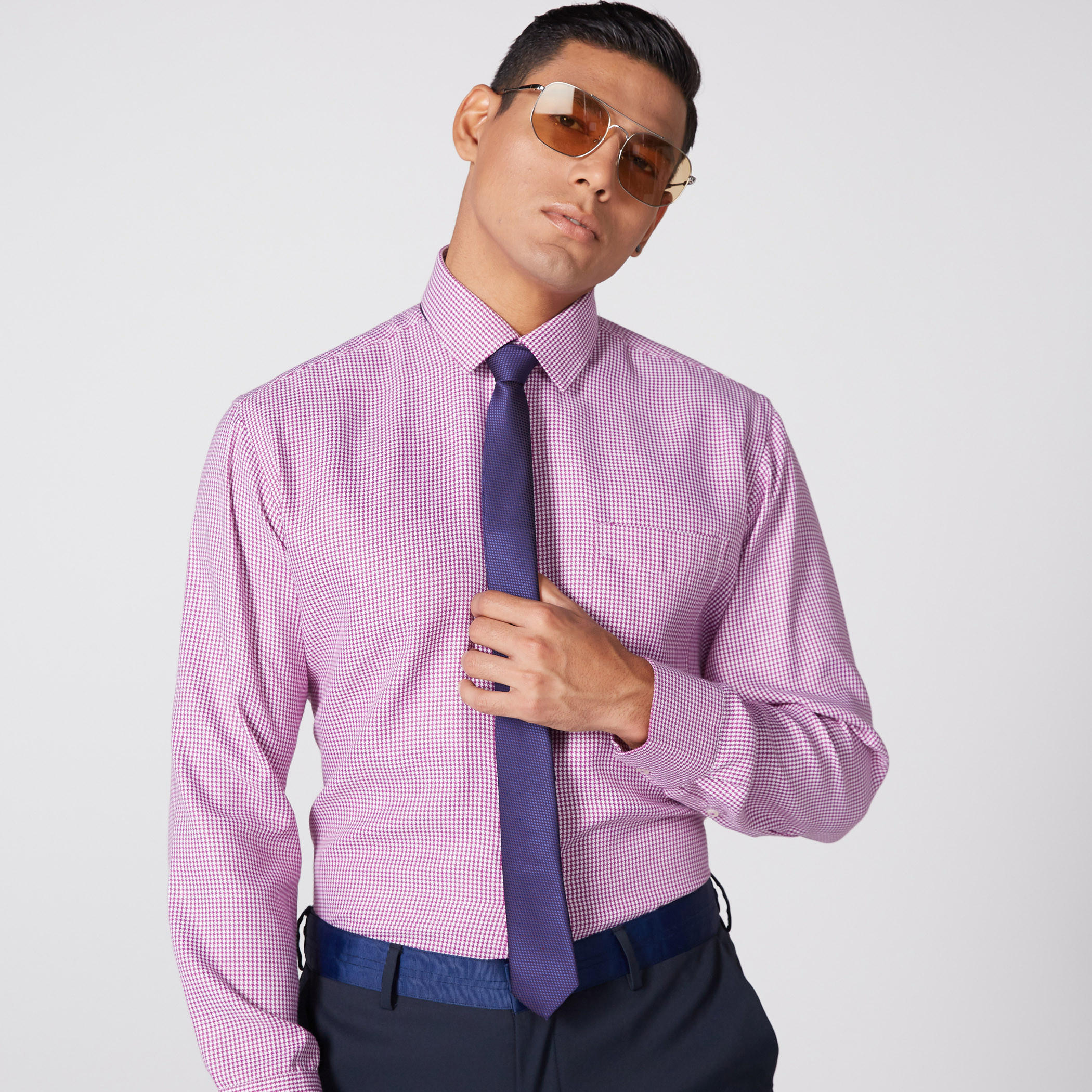 ربطة عنق بارزة الملمس بقصّة عادية-men-tiesandcufflinks-pocketsquares-image-4