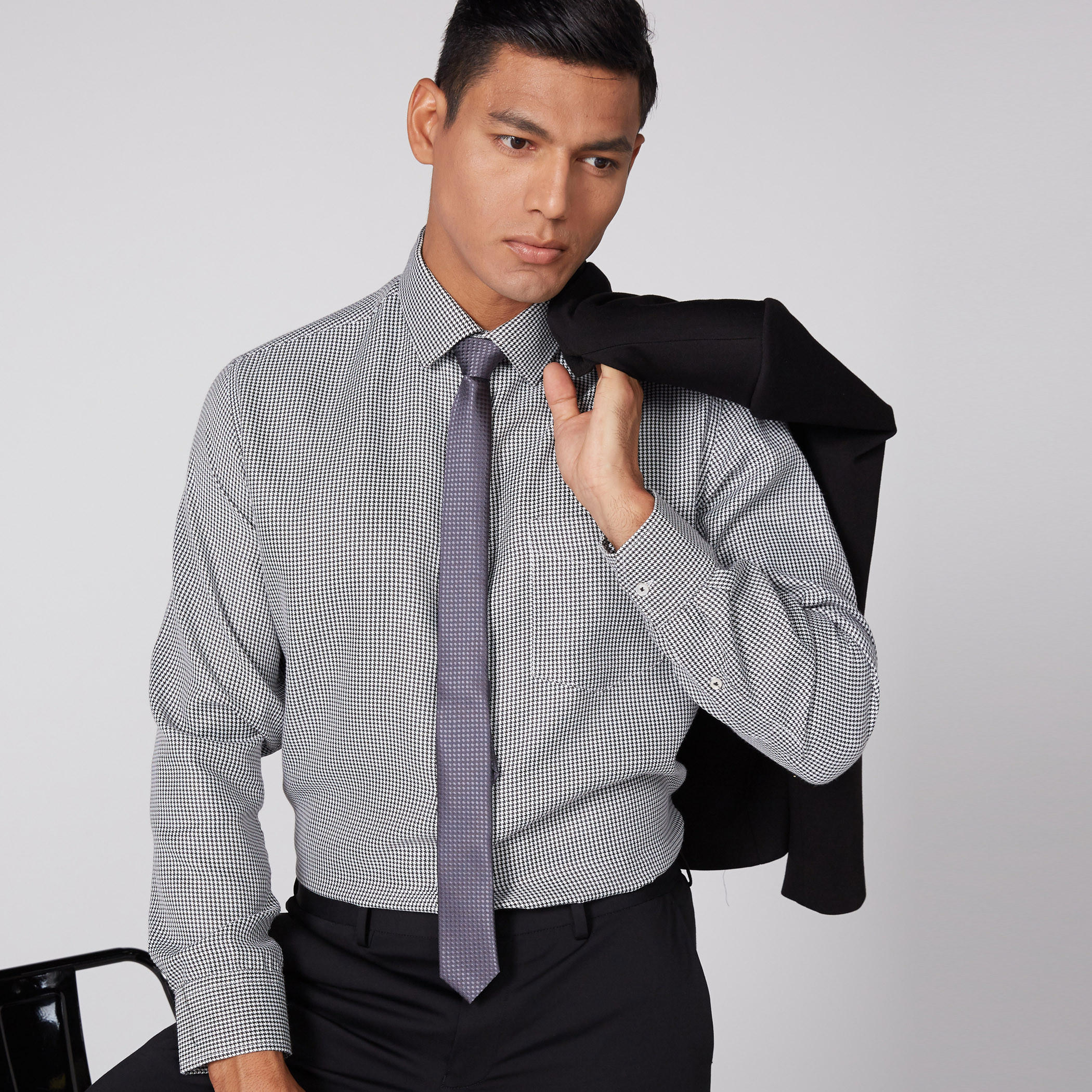 Textured Regular Neck Tie-men-tiesandcufflinks-pocketsquares-image-2