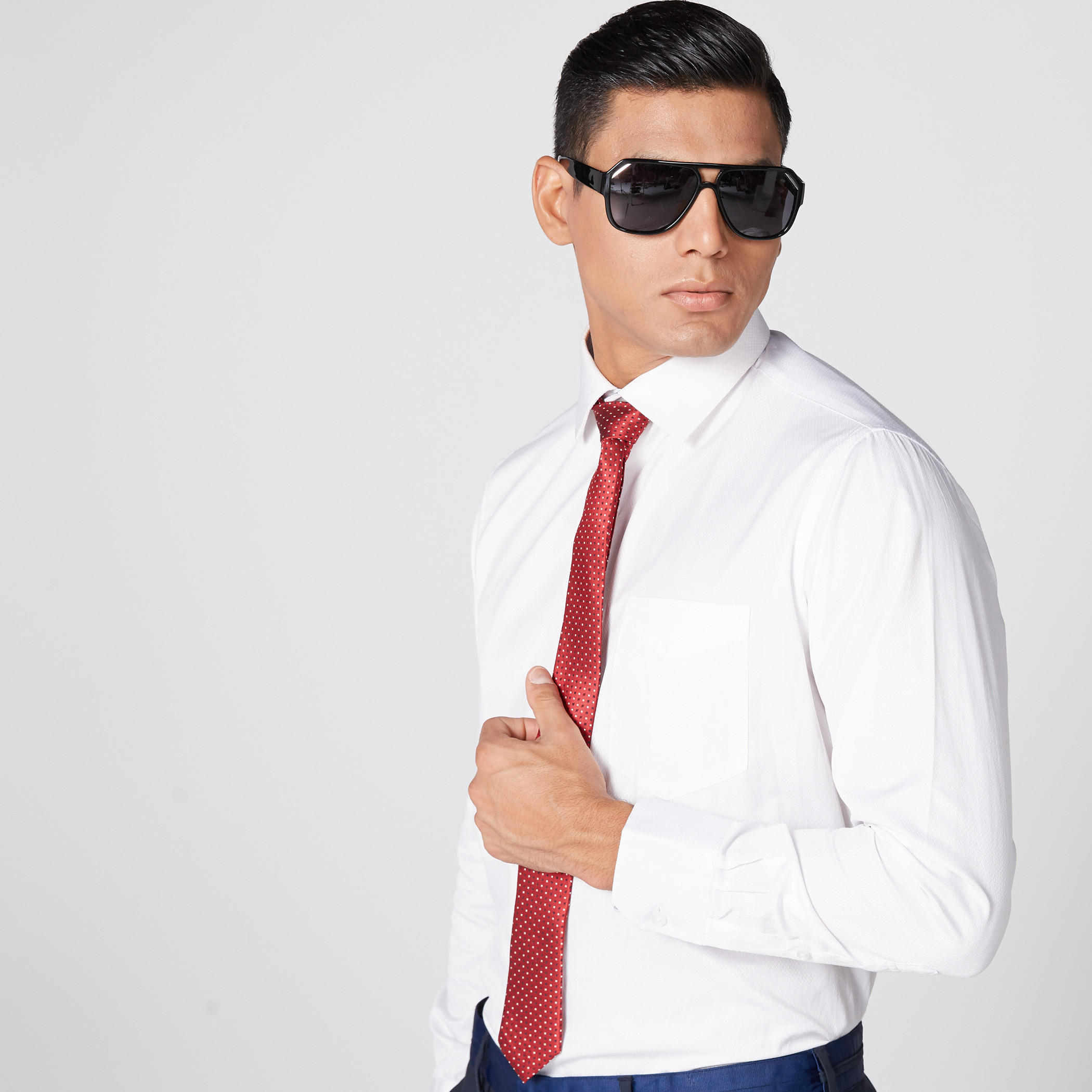 Textured Regular Neck Tie-men-tiesandcufflinks-pocketsquares-image-2