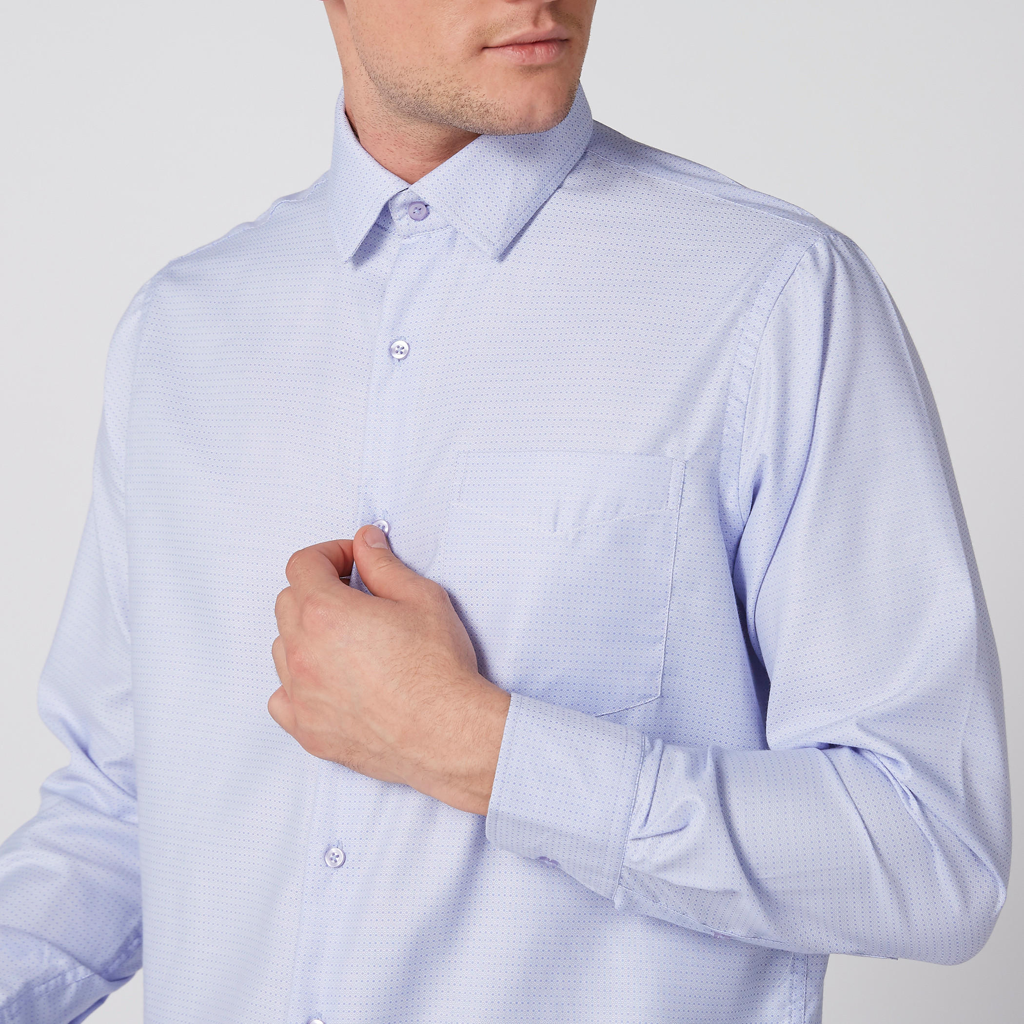 قميص سهل الكي بأكمام طويلة وأزرار وطبعات-men-clothing-shirts-image-3
