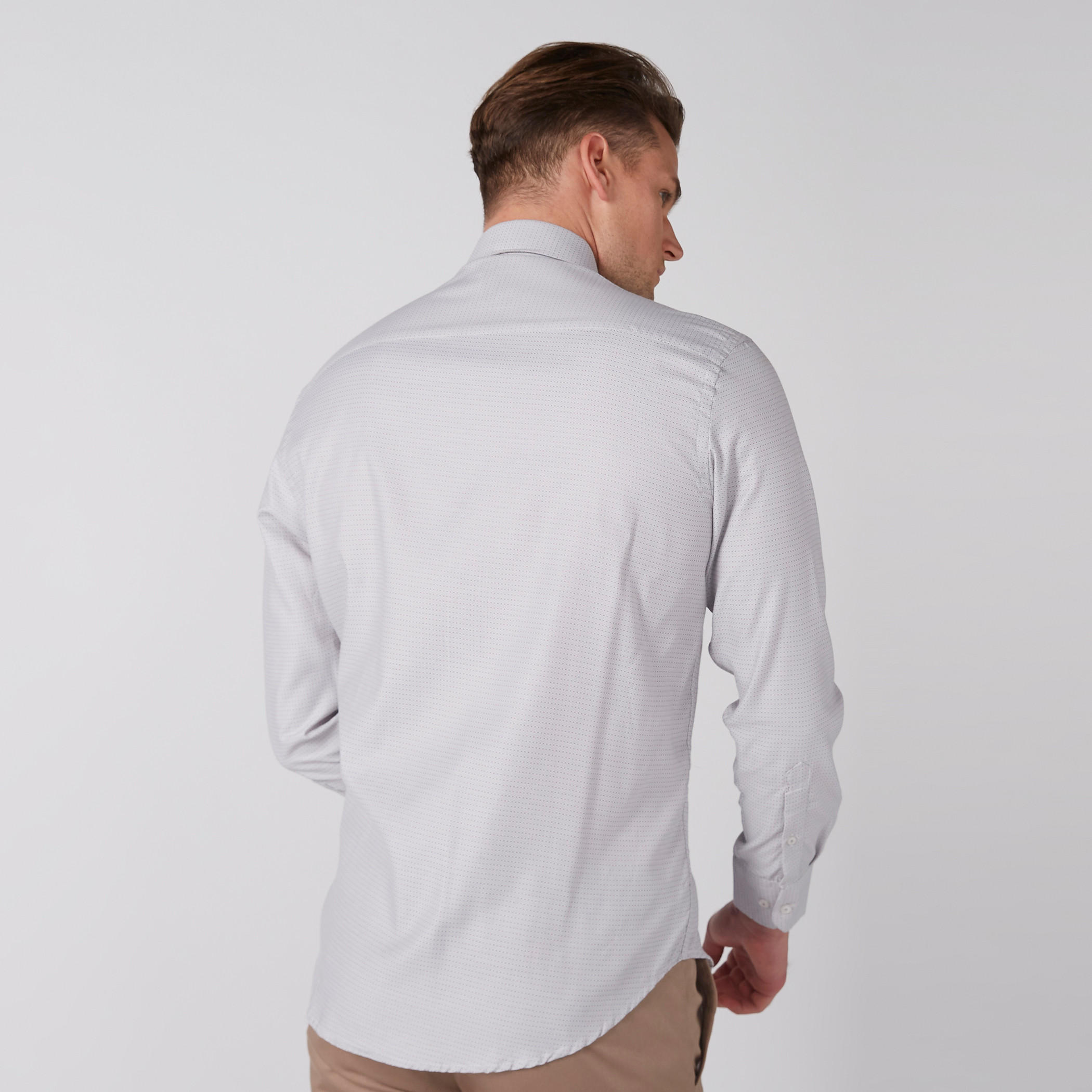 Easy Iron Printed Shirt with Long Sleeves and Complete Placket-men-clothing-shirts-image-4