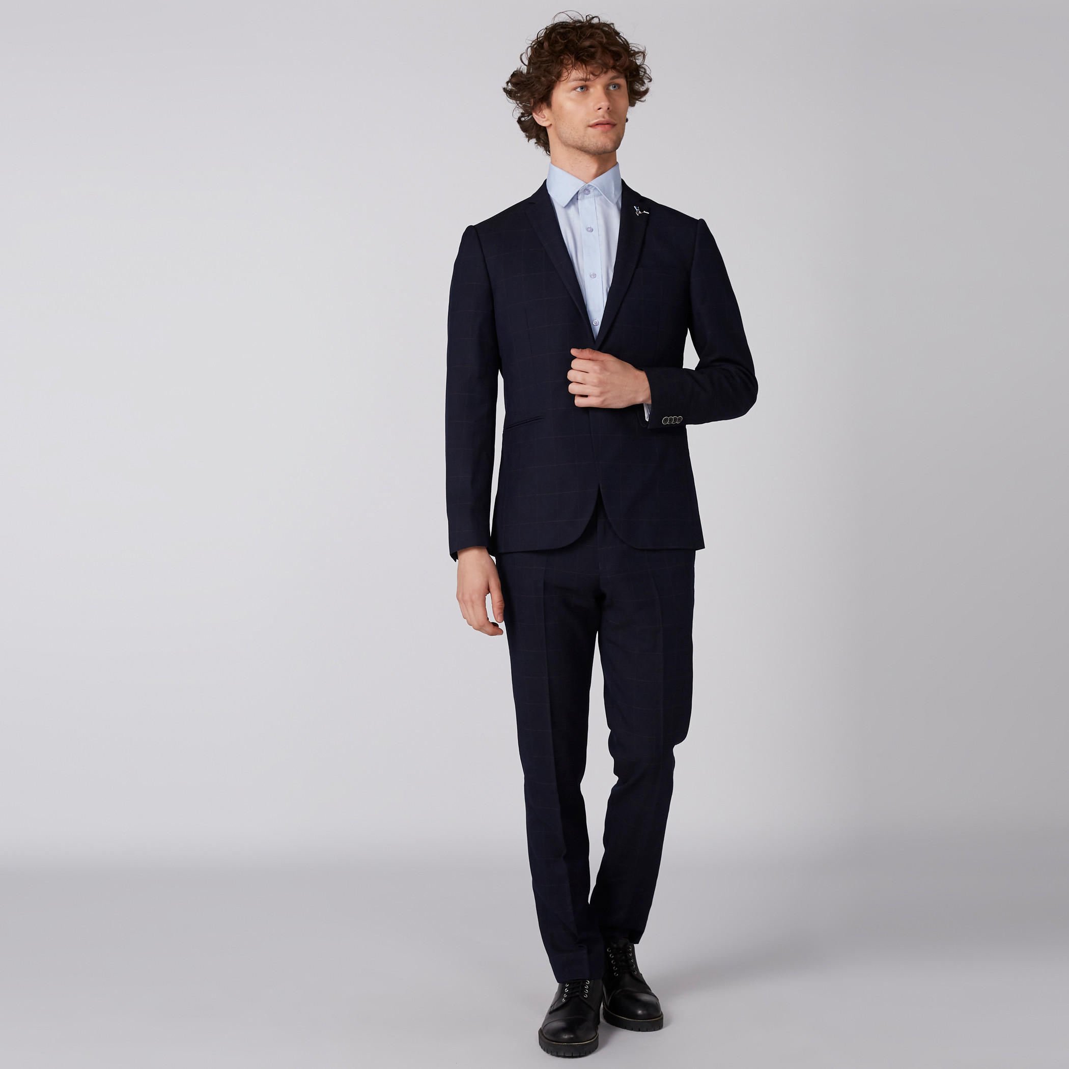 قميص سهل الكي بأكمام طويلة وأزرار-men-clothing-shirts-image-2