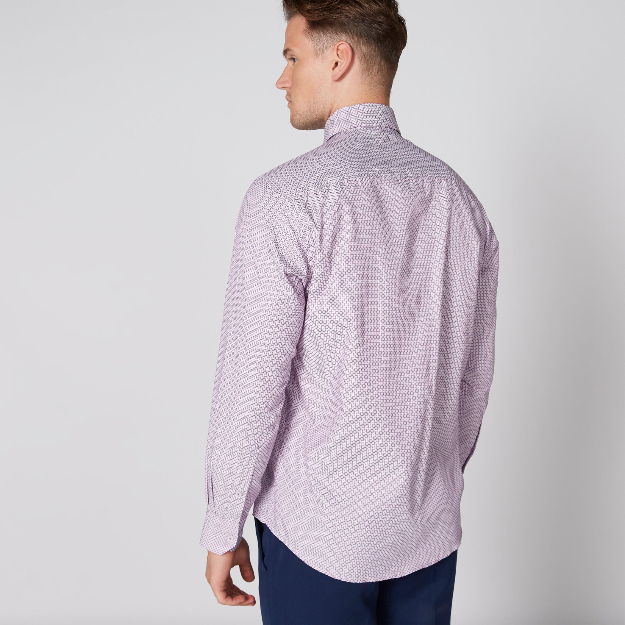 قميص بارز الملمس سهل الكي بأكمام طويلة وأزرار-men-clothing-shirts-image-2