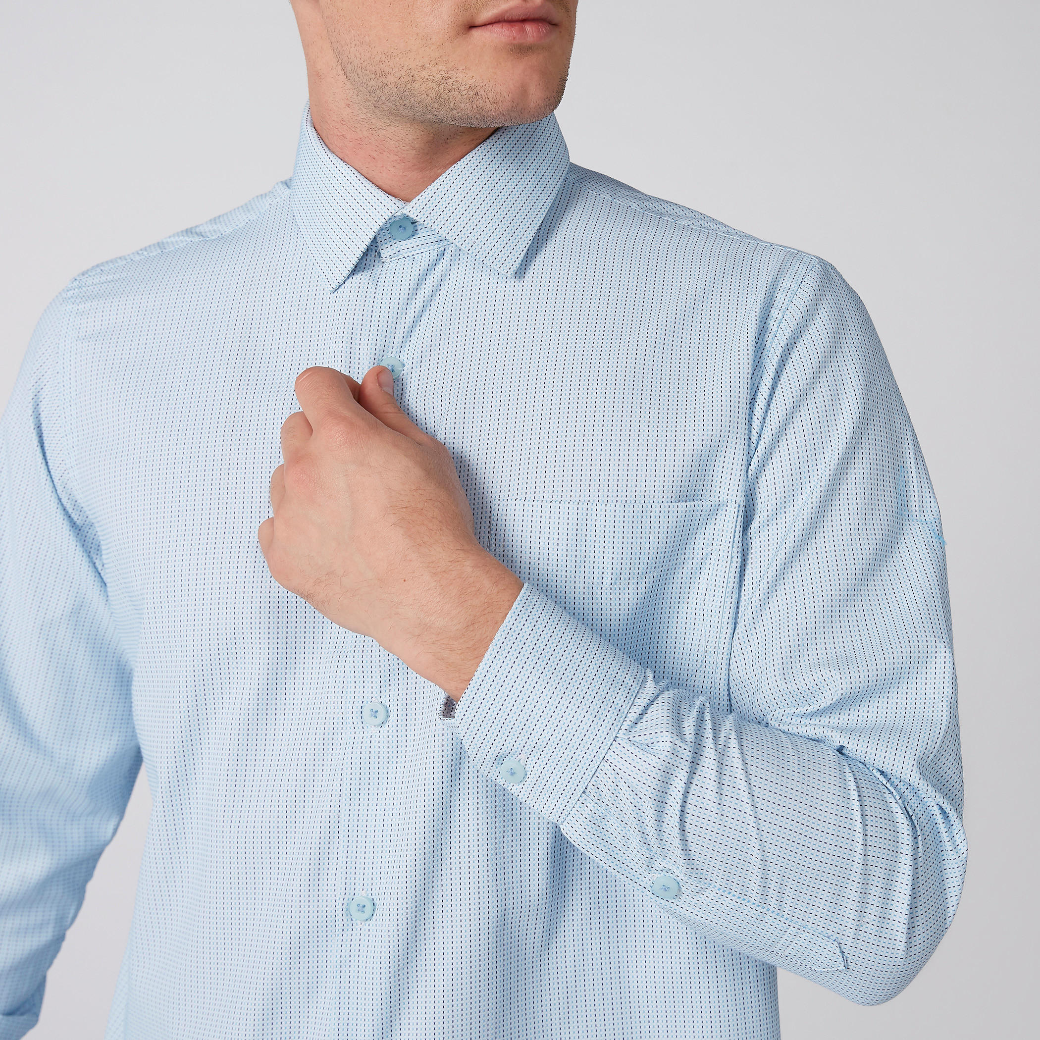قميص سهل الكي بأكمام طويلة وأزرار وطبعات-men-clothing-shirts-image-3