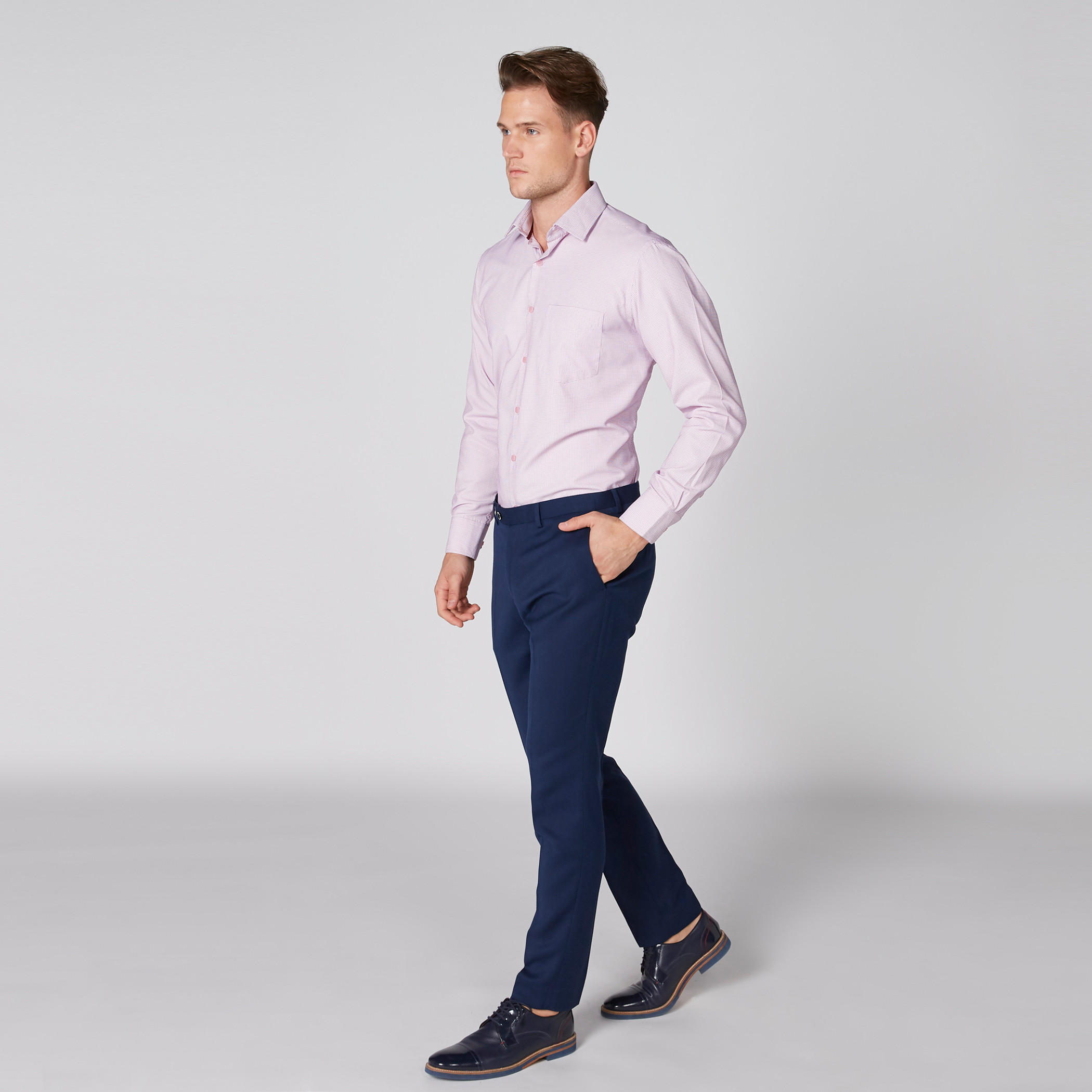 قميص بارز الملمس سهل الكي بأكمام طويلة وأزرار-men-clothing-shirts-image-3