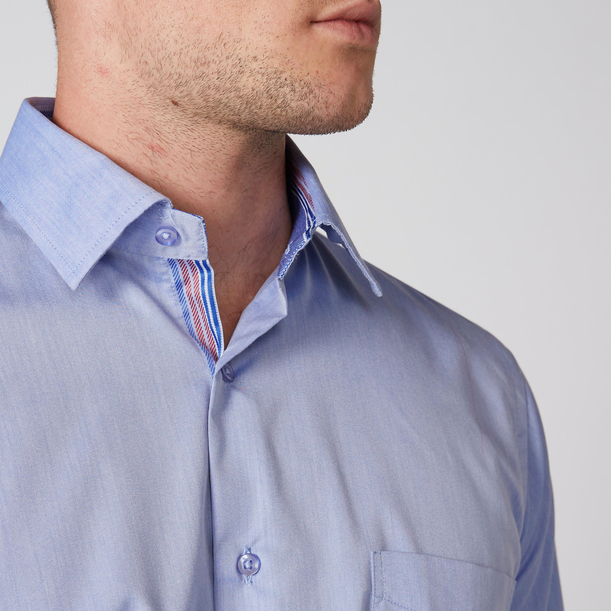 قميص سهل الكي بأكمام طويلة وأزرار وجيب على الصدر-men-clothing-shirts-image-4