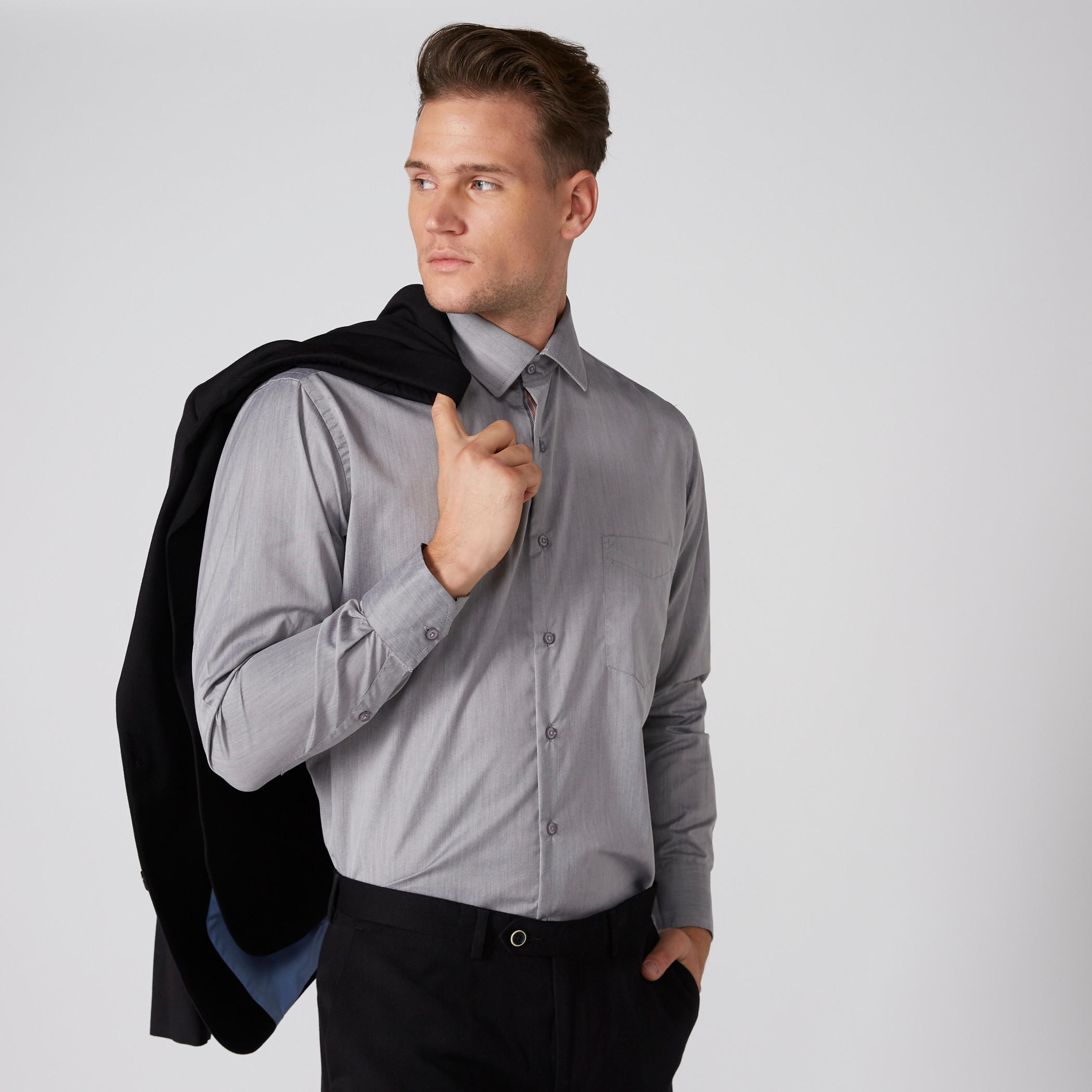 قميص سهل الكي بأكمام طويلة وأزرار-men-clothing-shirts-image-1