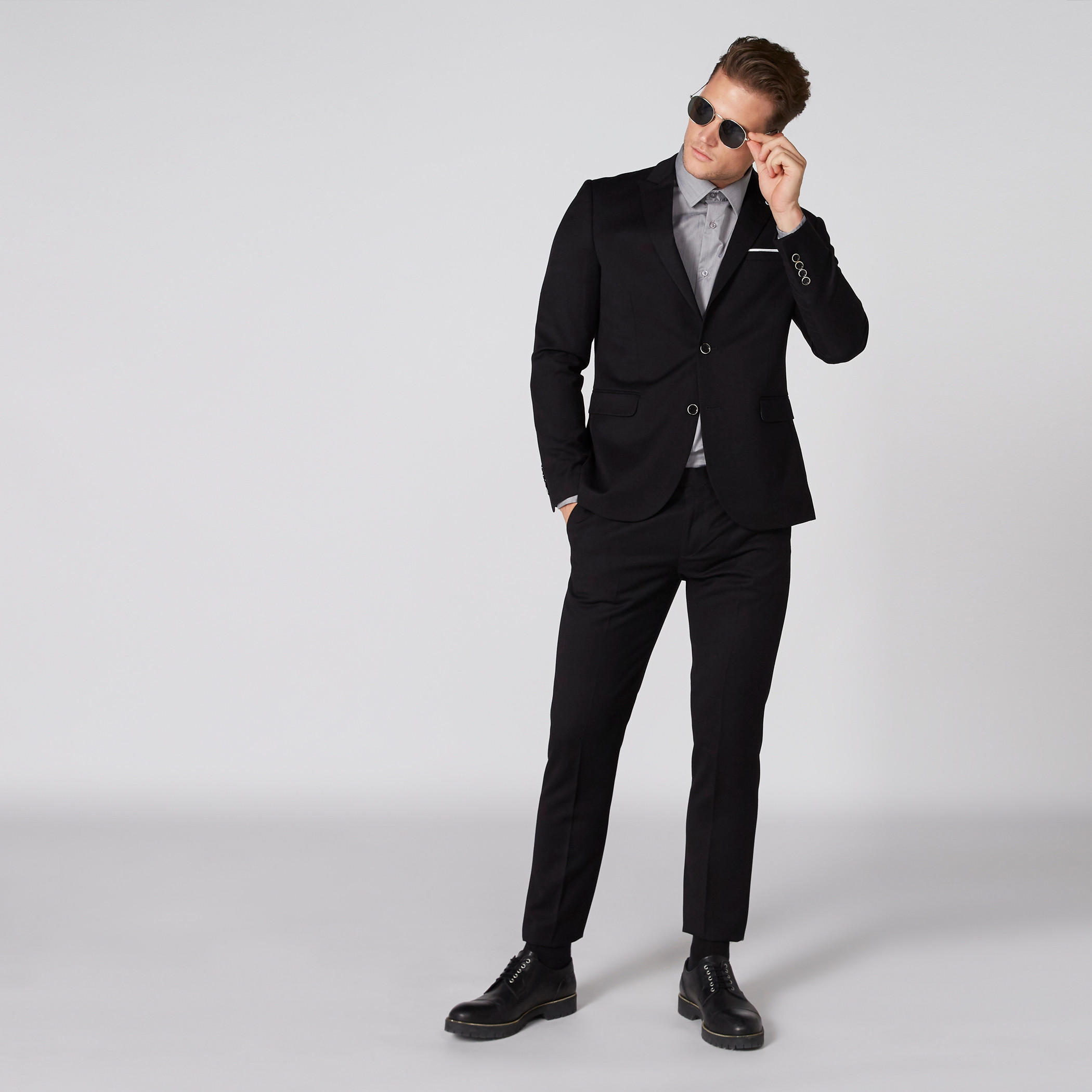 قميص سهل الكي بأكمام طويلة وأزرار-men-clothing-shirts-image-3