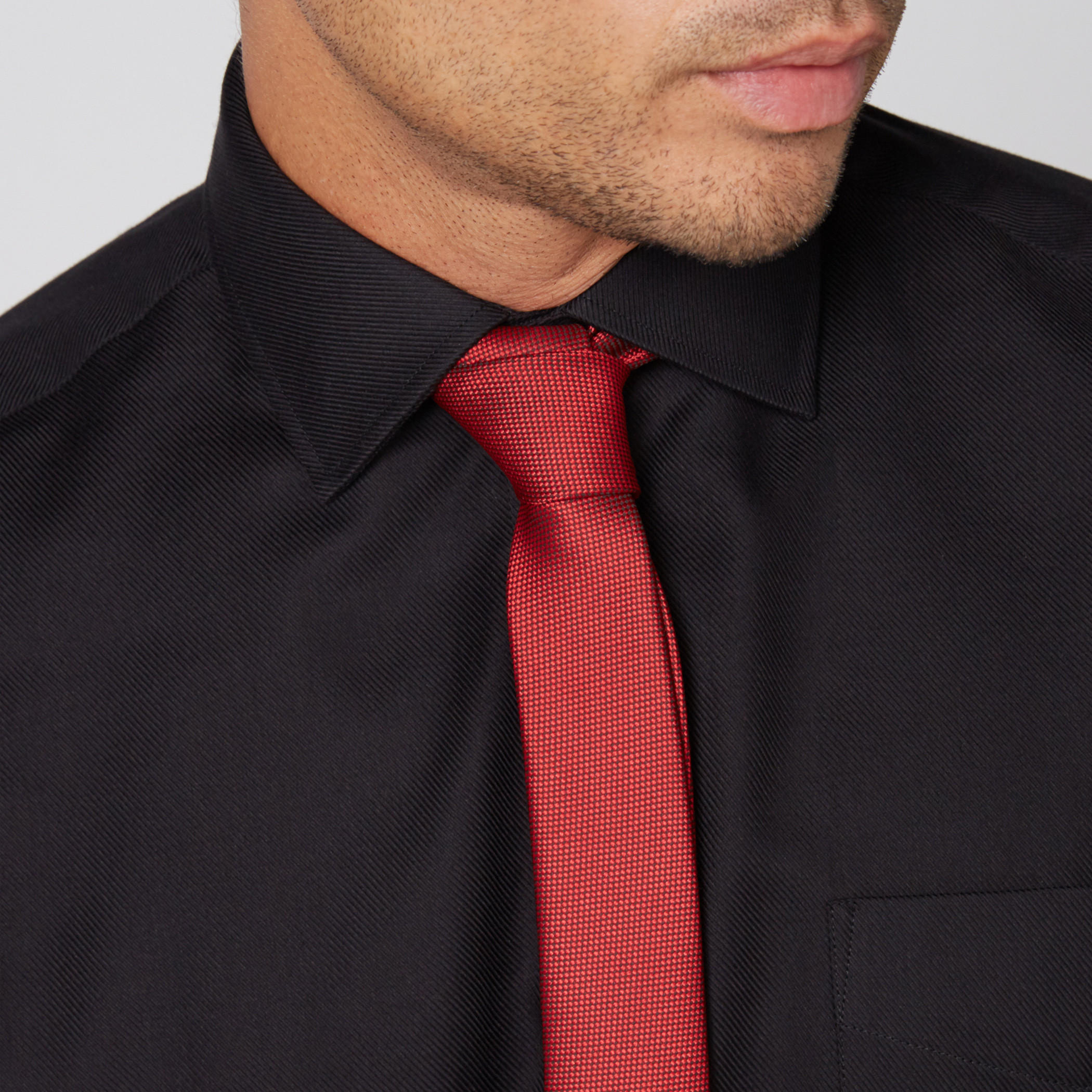 ربطة عنق عادية بارزة الملمس-men-tiesandcufflinks-pocketsquares-image-3