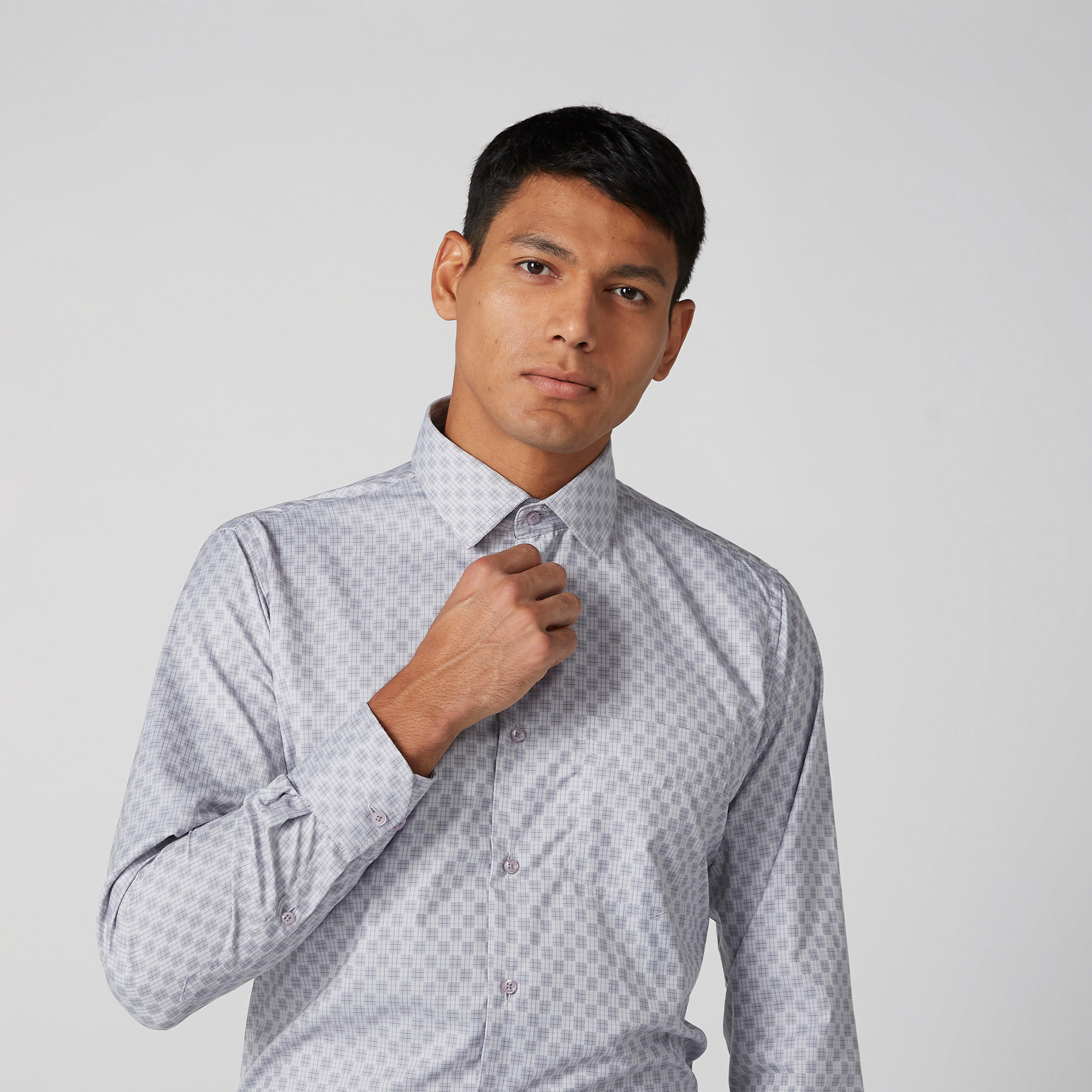 قميص سهل الكي بأكمام طويلة وأزرار وطبعات-men-clothing-shirts-image-2
