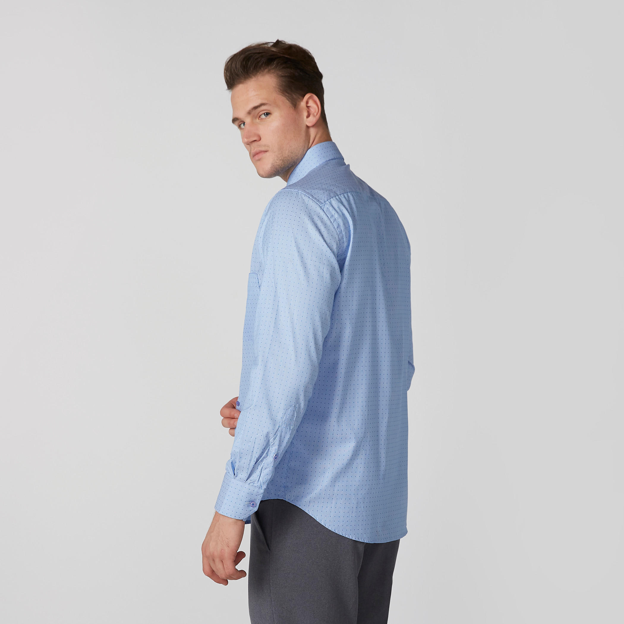 قميص سهل الكي بأكمام طويلة وأزرار وطبعات-men-clothing-shirts-image-2