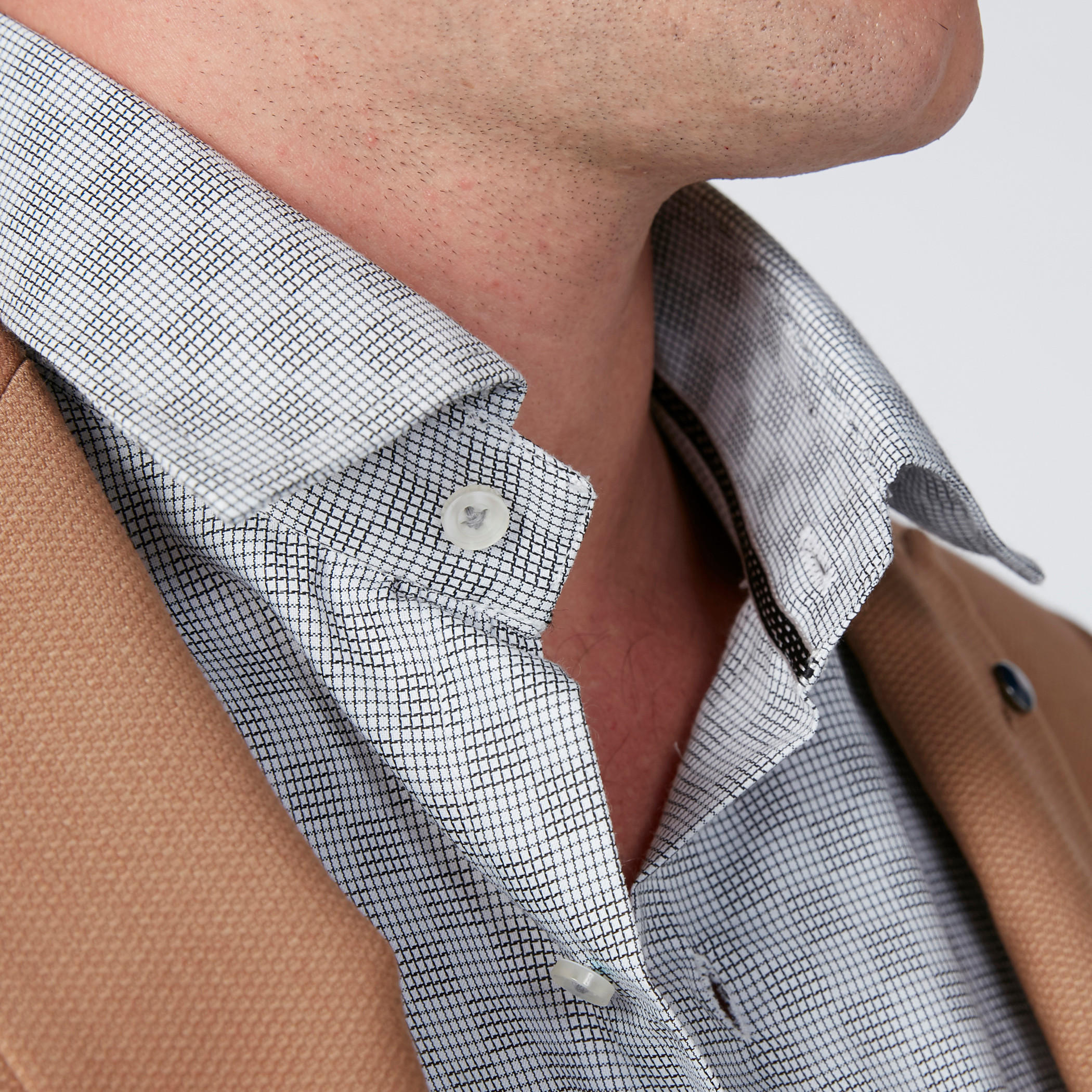 قميص مربعات سهل الكي بأكمام طويلة وجيوب-men-clothing-shirts-image-5