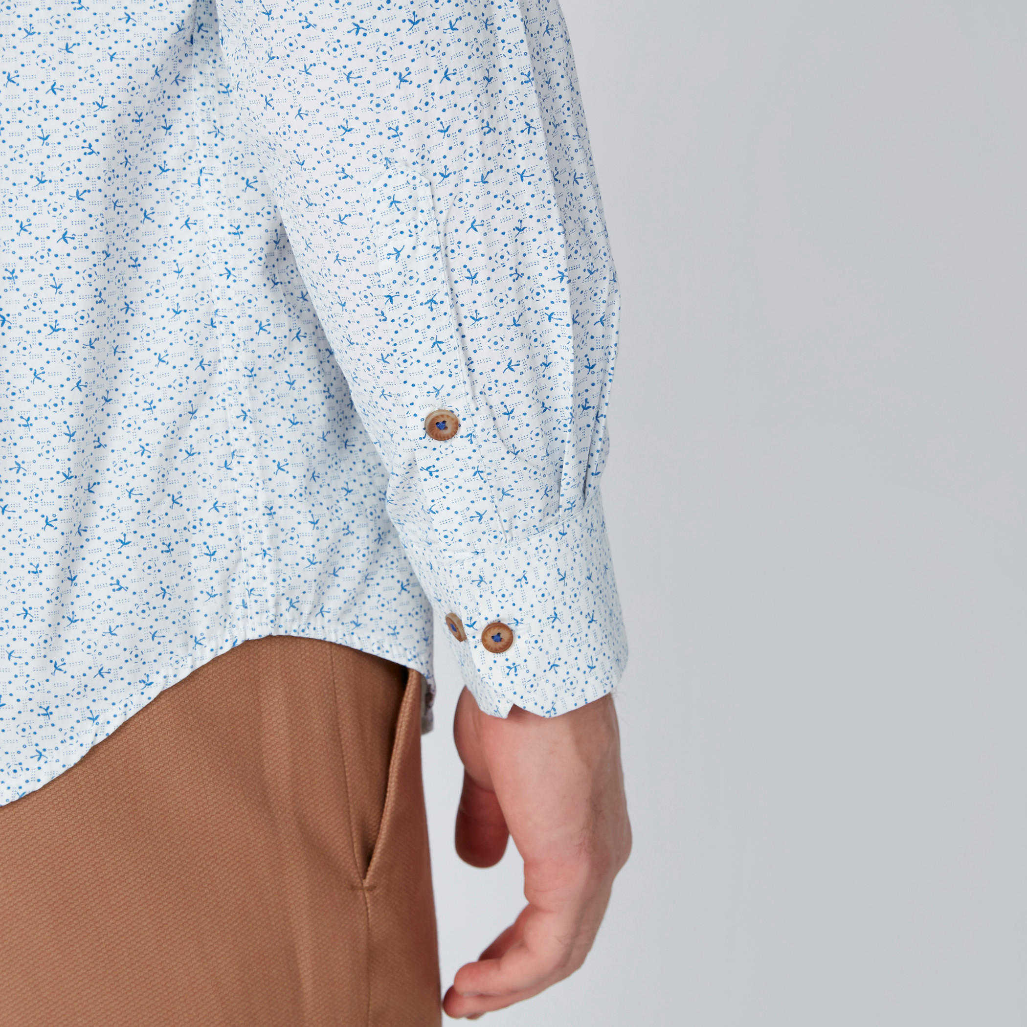 Easy Iron Printed Shirt with Complete Placket and Long Sleeves-men-clothing-shirts-image-4