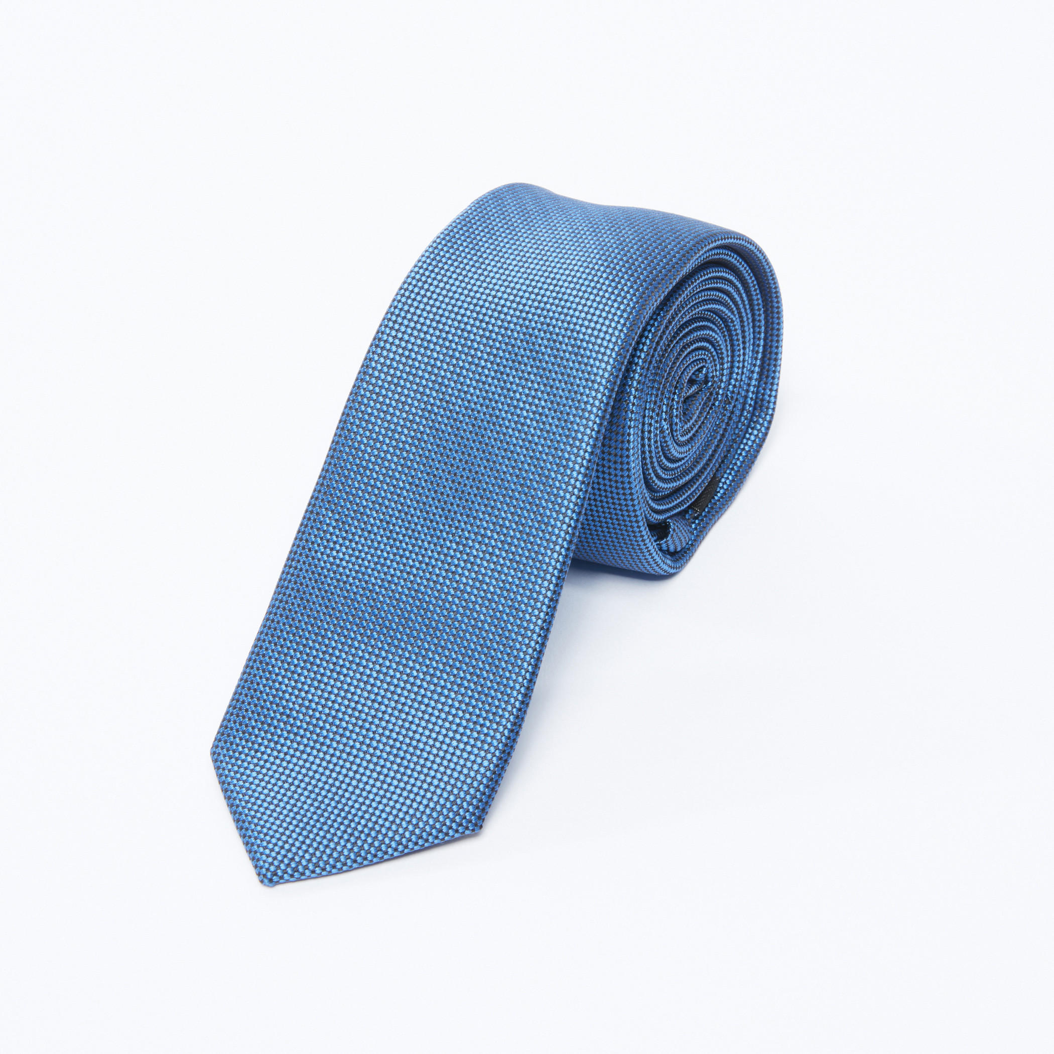 Textured Tie in Regular Cut with Keeper Loop-men-tiesandcufflinks-pocketsquares-image-1
