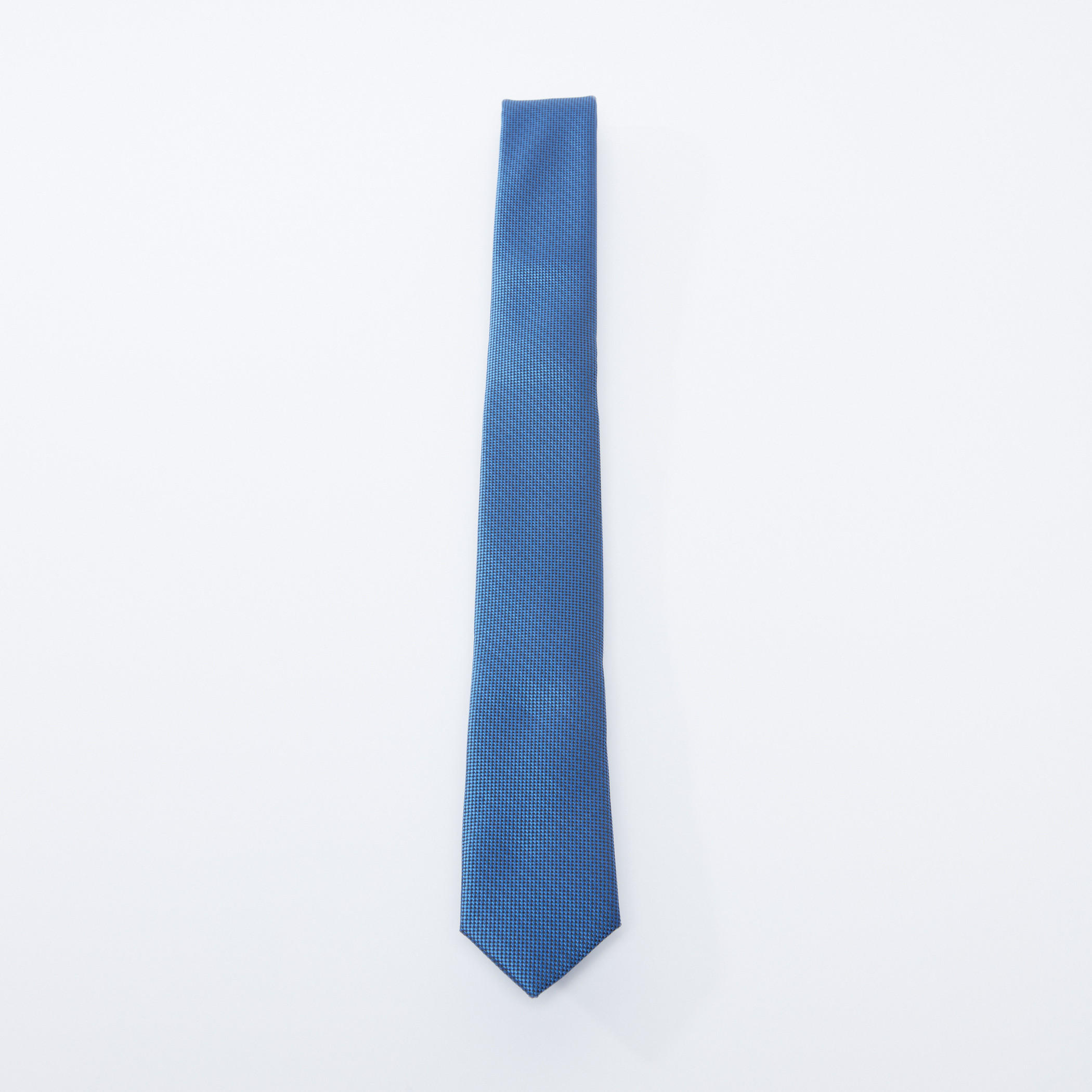 Textured Tie in Regular Cut with Keeper Loop-men-tiesandcufflinks-pocketsquares-image-4