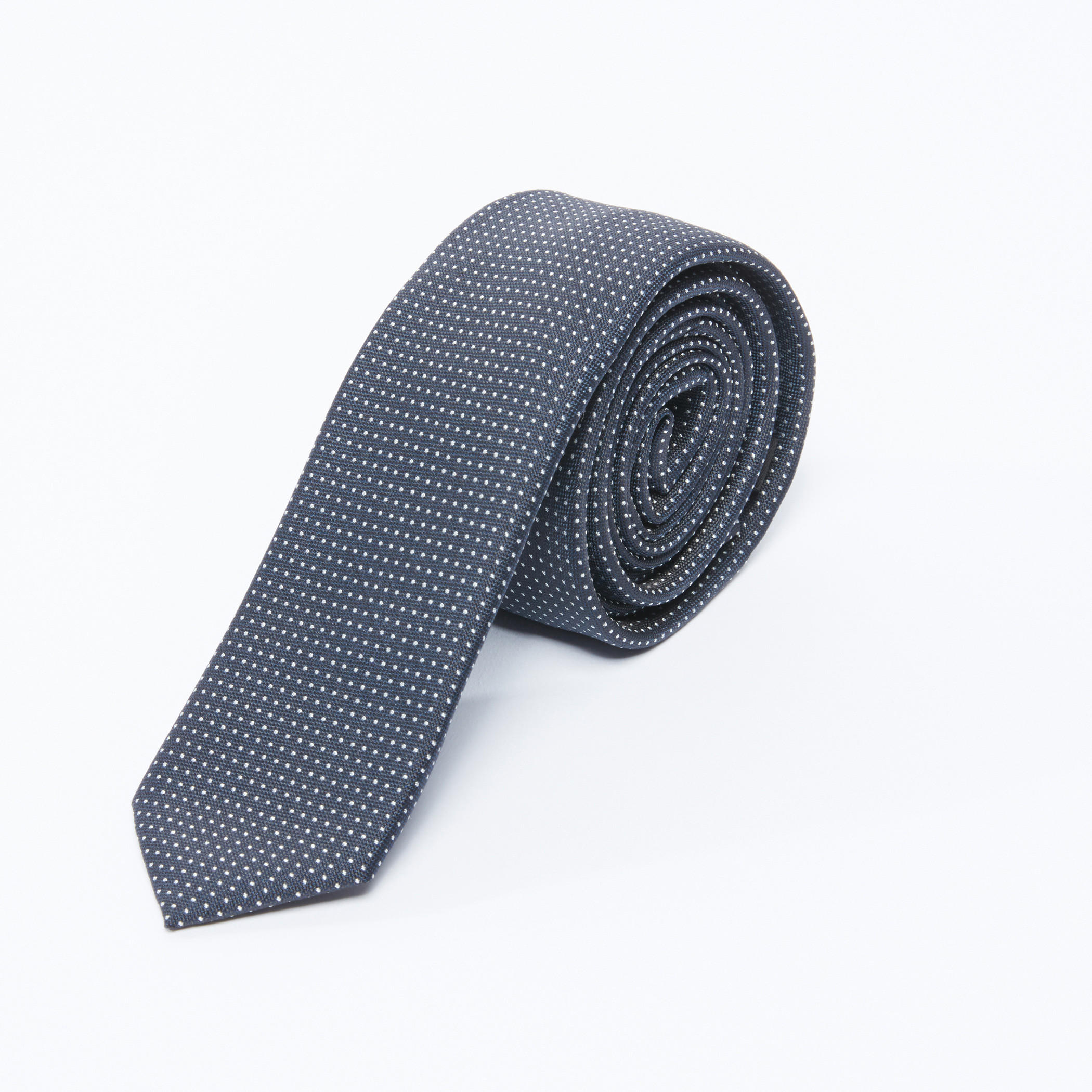 Textured Structured Tie with Keeper Loop-men-tiesandcufflinks-pocketsquares-image-1