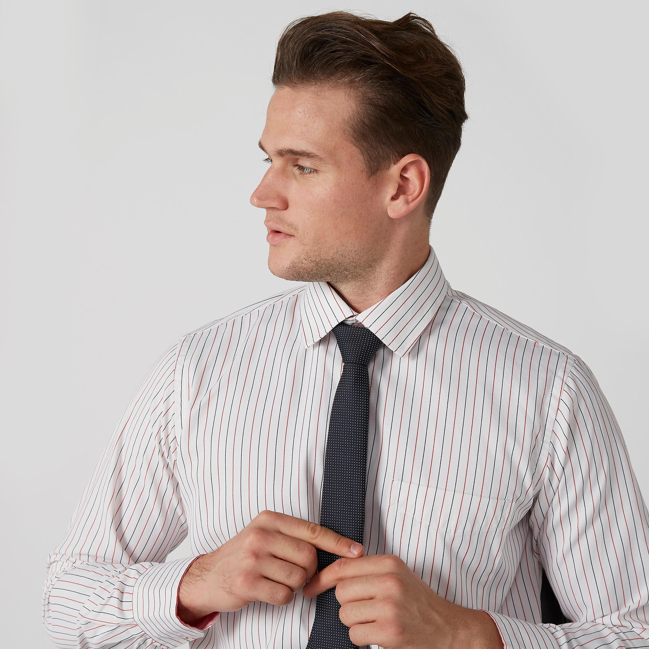 Textured Structured Tie with Keeper Loop-men-tiesandcufflinks-pocketsquares-image-2