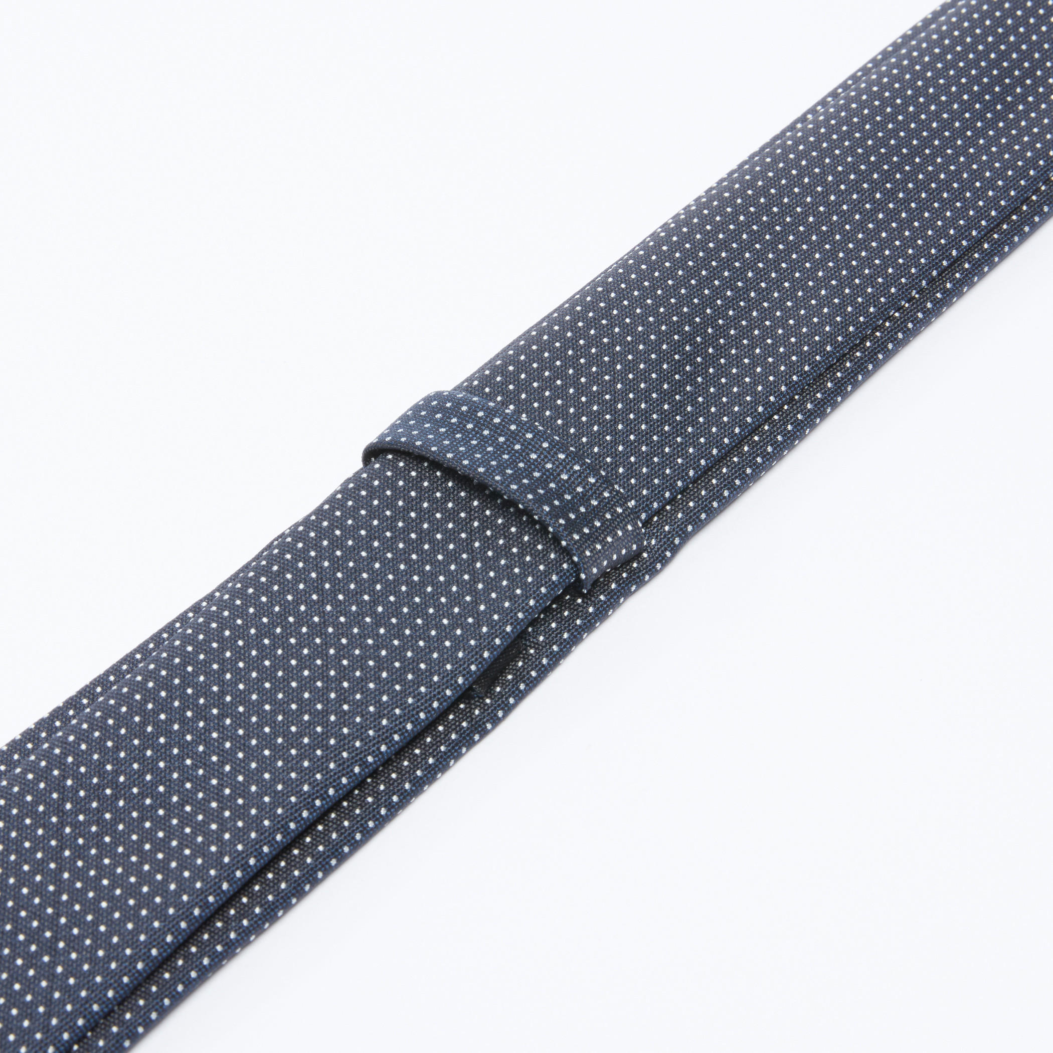 Textured Structured Tie with Keeper Loop-men-tiesandcufflinks-pocketsquares-image-3