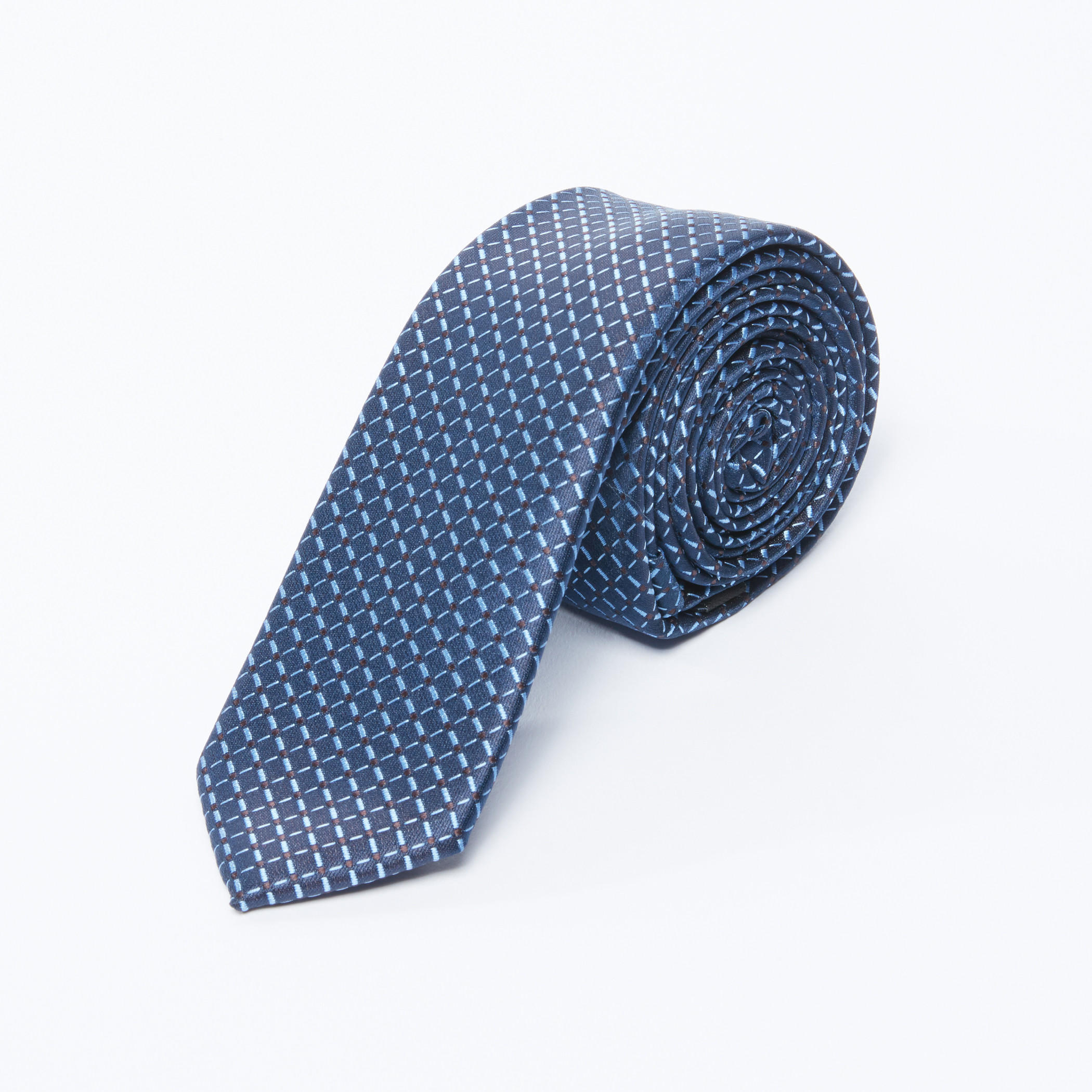 ربطة عنق كاروهات مربوطة بعقدة تثبيت-men-tiesandcufflinks-pocketsquares-image-4