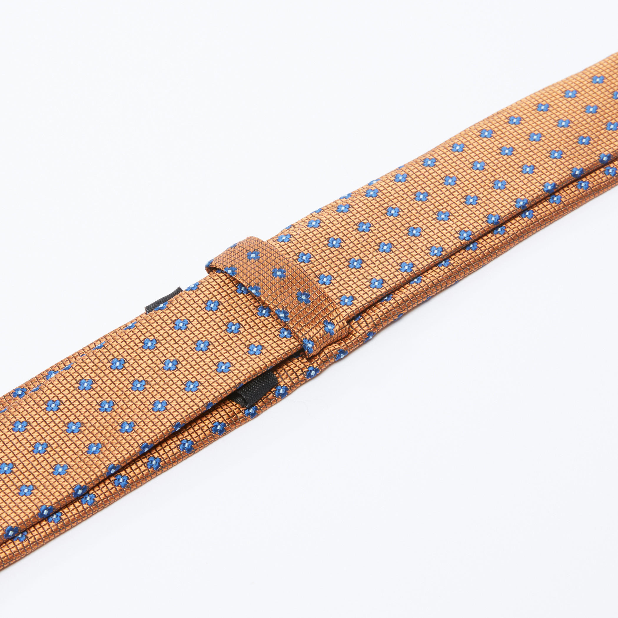 Textured Tie with Keeper Loop-men-tiesandcufflinks-pocketsquares-image-3