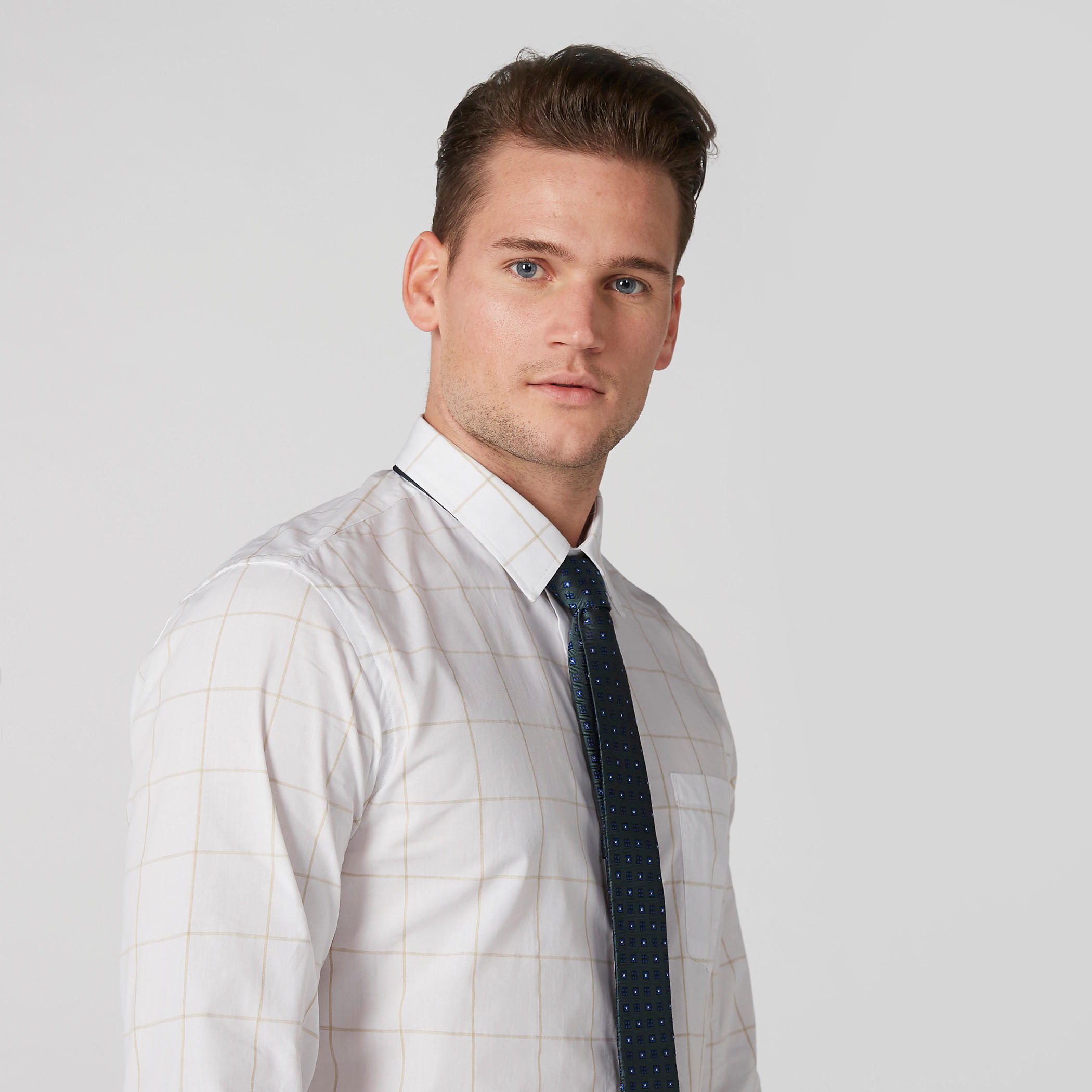 Textured Tie with Keeper Loop-men-tiesandcufflinks-pocketsquares-image-2