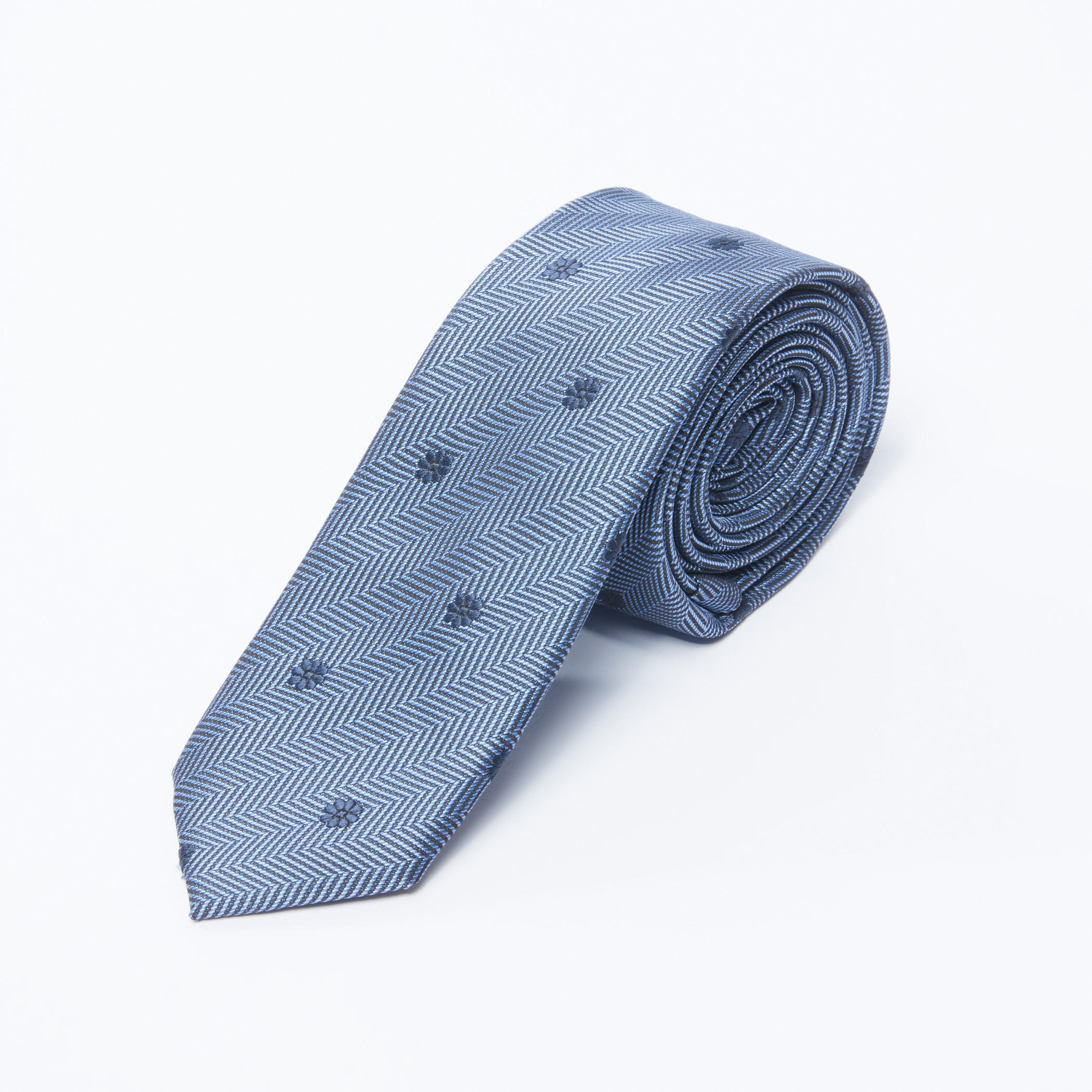 Textured Tie with Keeper Loop-men-tiesandcufflinks-pocketsquares-image-1