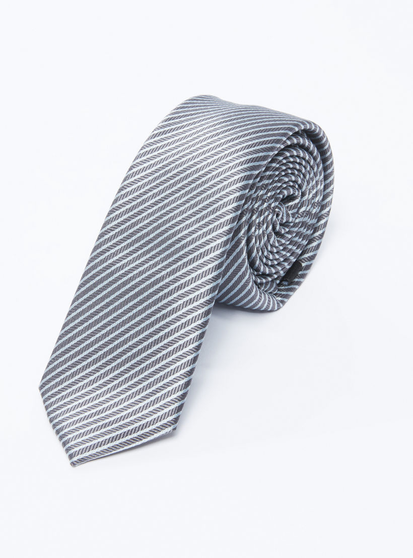 Striped Tie with Keeper Loop-men-tiesandcufflinks-pocketsquares-image-1