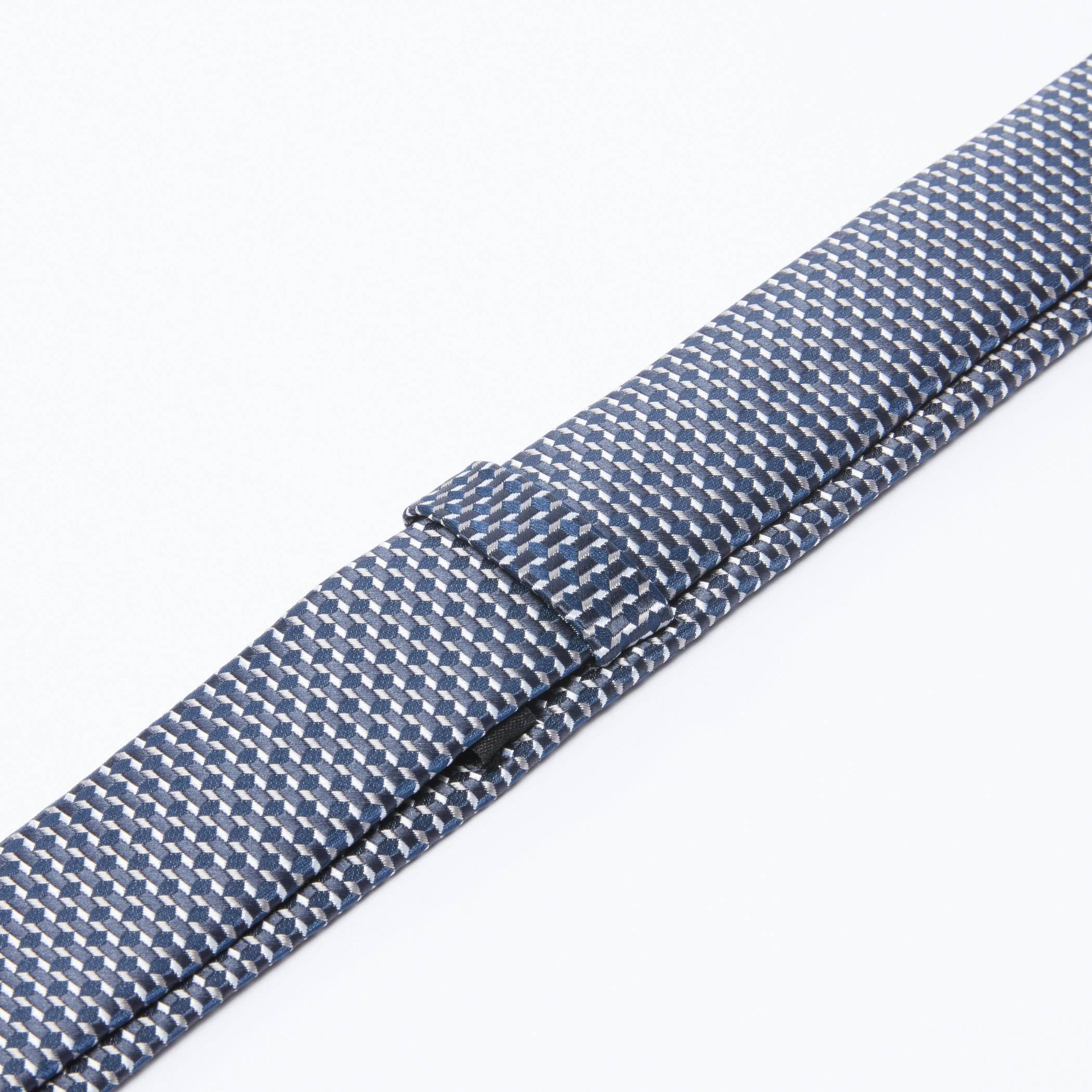 Textured Tie with Keeper Loop-men-tiesandcufflinks-pocketsquares-image-3
